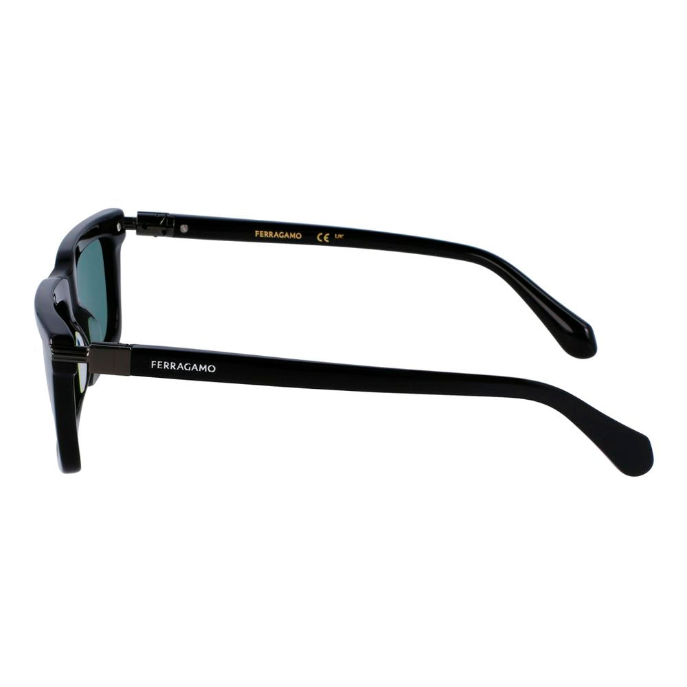 Ferragamo Black Acetate Sunglasses Ferragamo