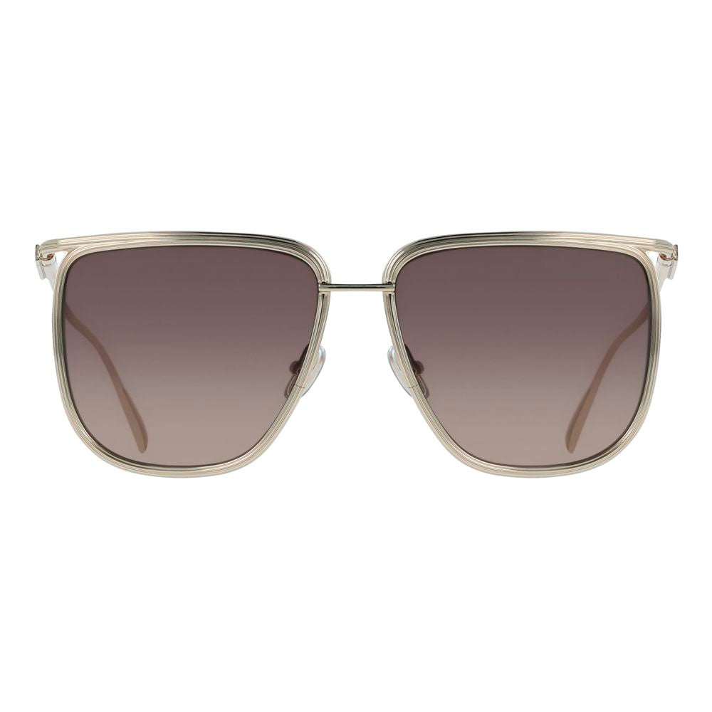 Ferragamo Gold Metal Sunglasses Ferragamo