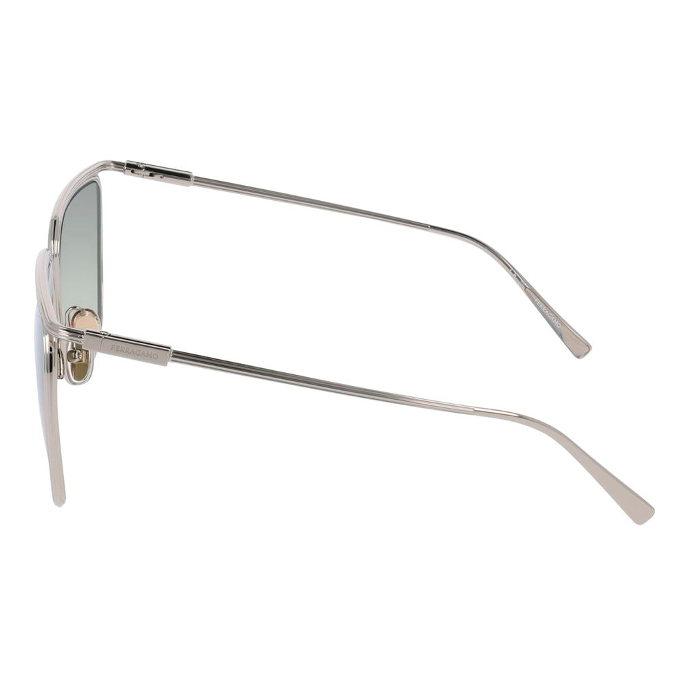Ferragamo Gold Metal Sunglasses Ferragamo