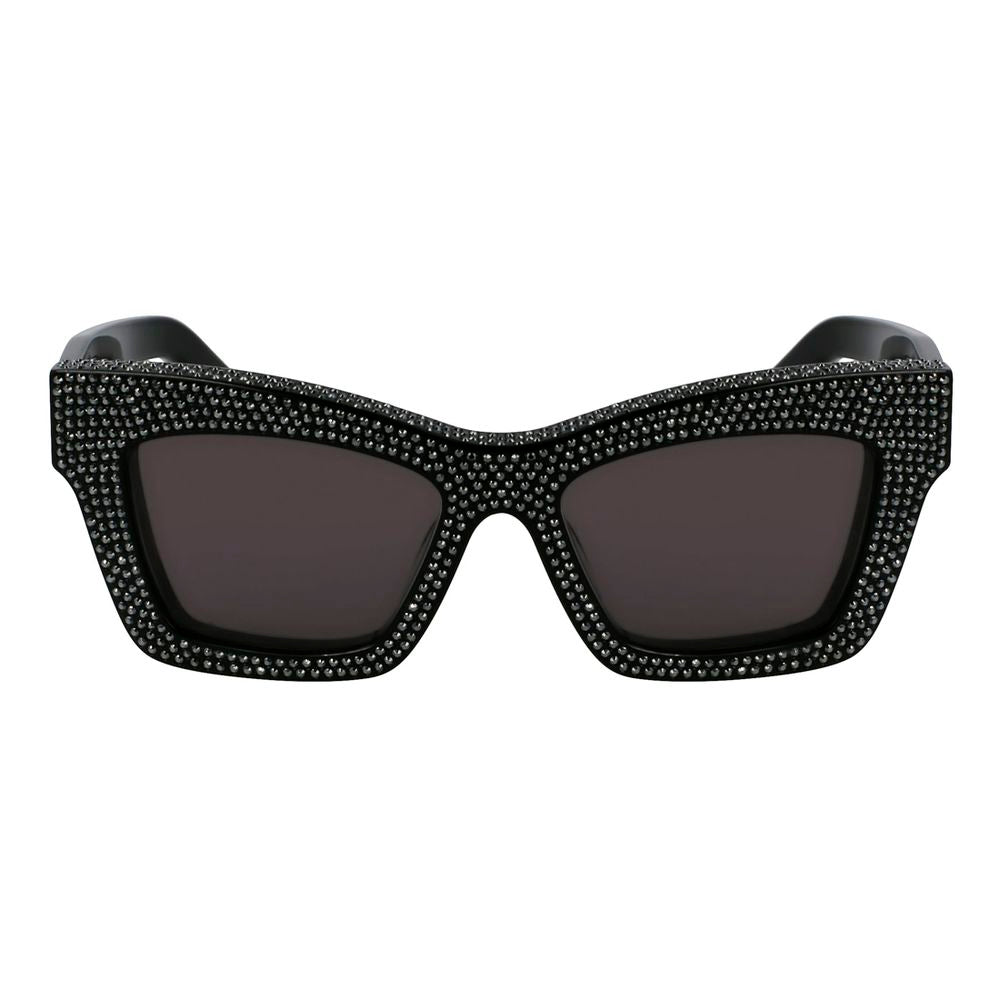 Ferragamo Black Acetate Sunglasses Ferragamo