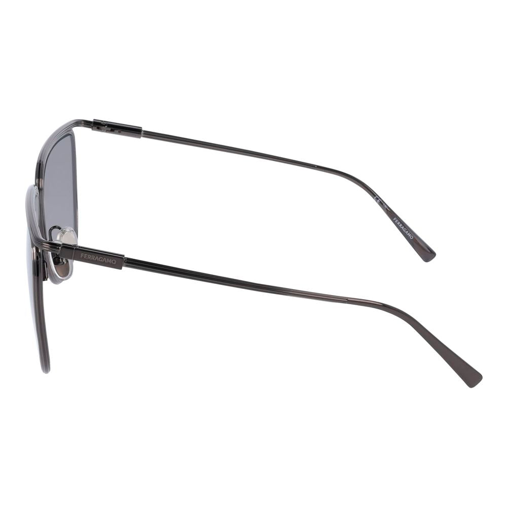 Ferragamo Gray Metal Sunglasses Ferragamo