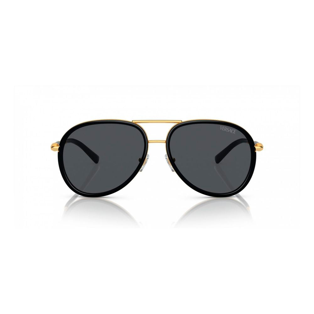 Versace Black Metal Sunglasses Versace