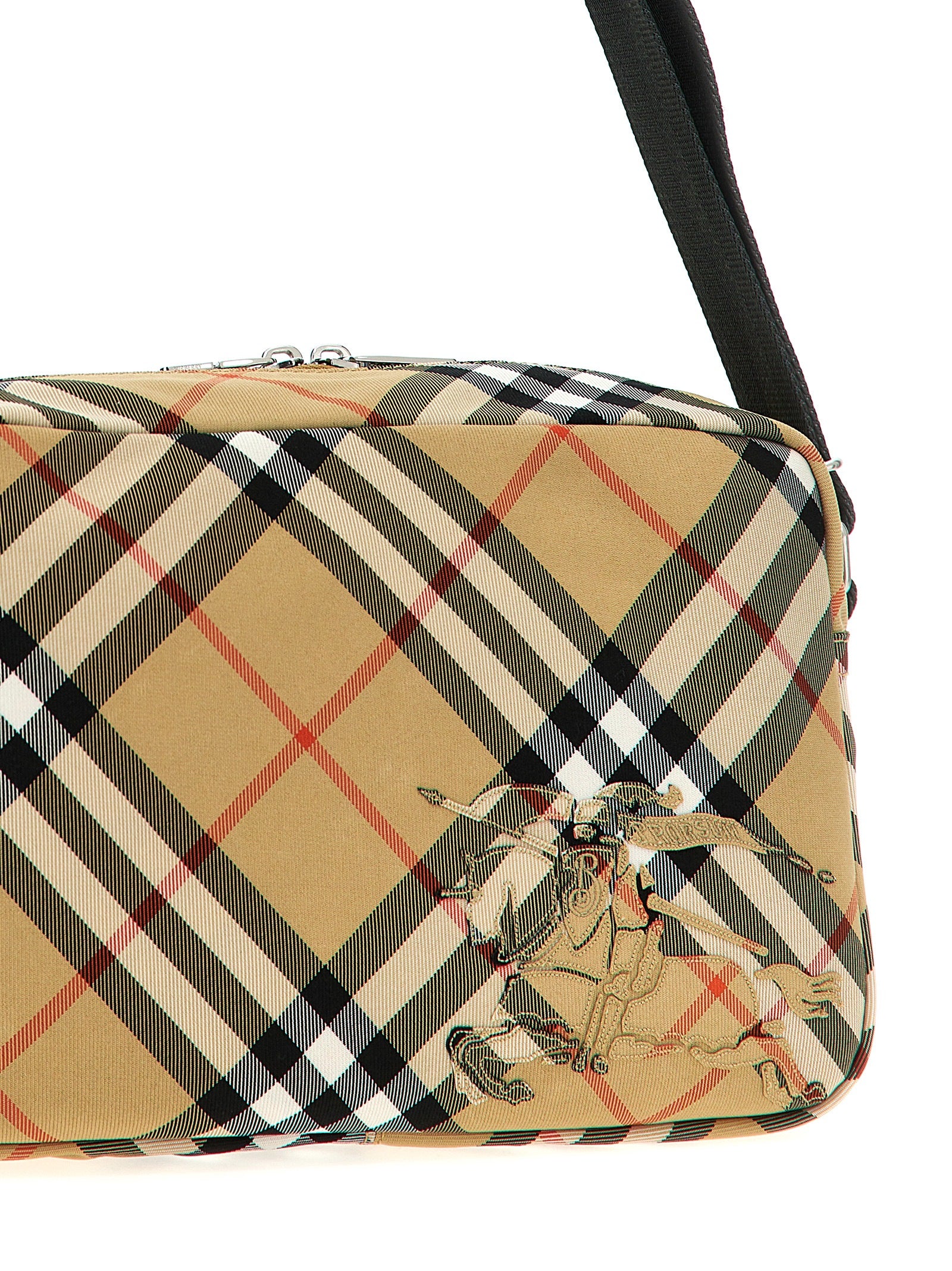 Burberry Beige Polyester Crossbody Bag Burberry