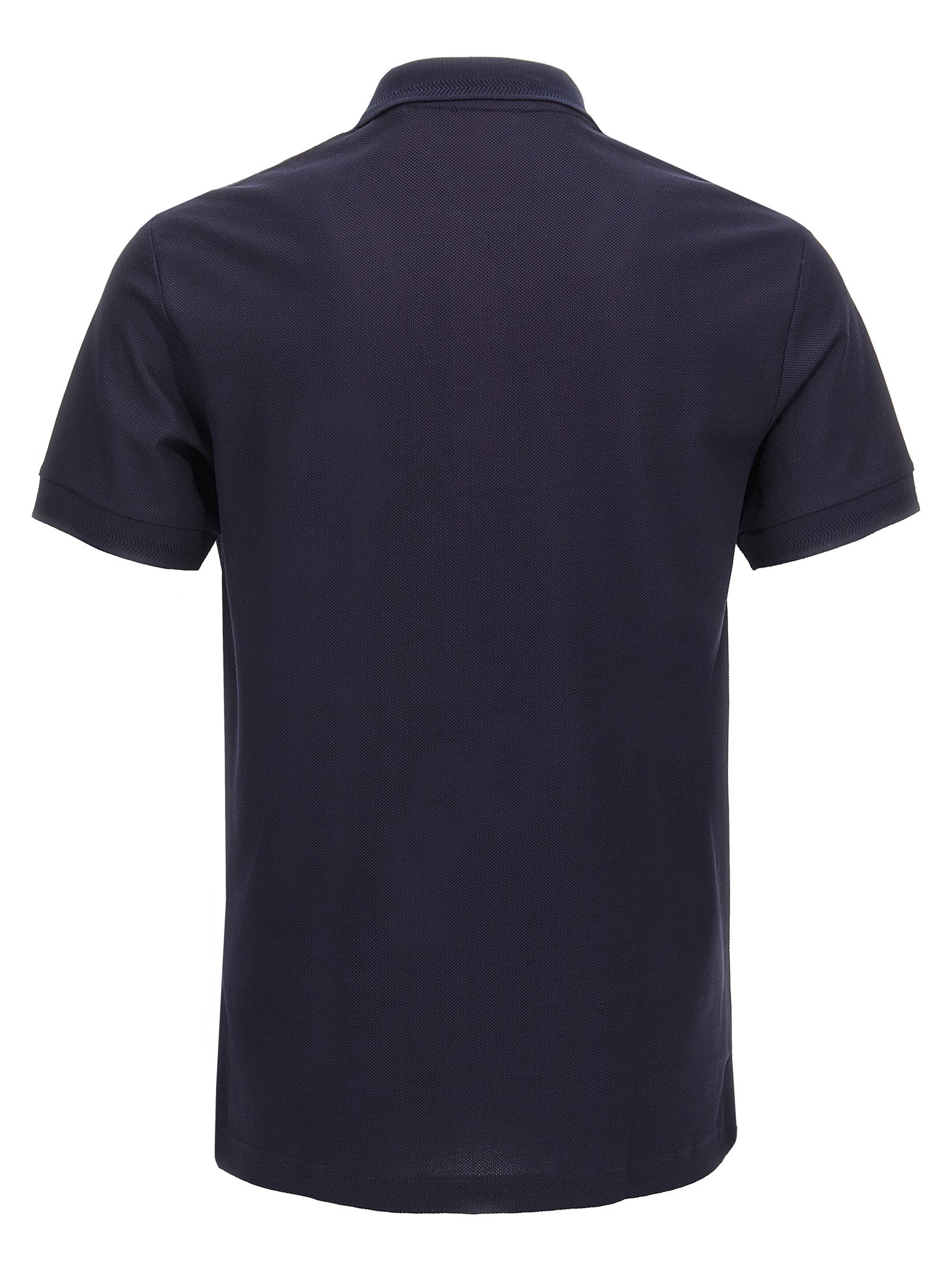 Burberry Blue Cotton Polo Shirt Burberry