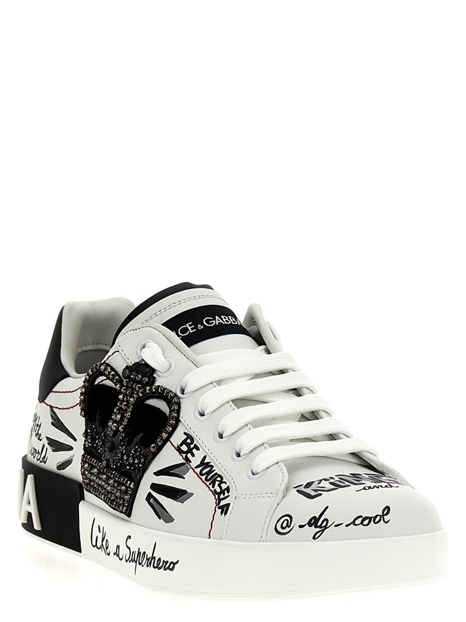 Dolce & Gabbana Bicolor Calfskin Sneakers Dolce & Gabbana