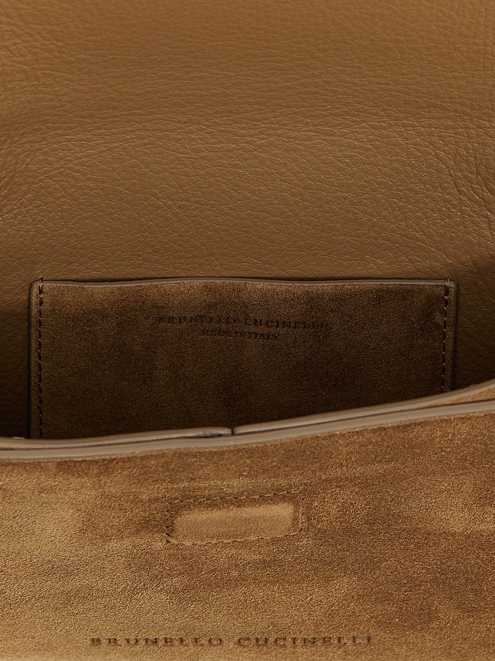 Brunello Cucinelli Brown Calfskin Clutch Bag Brunello Cucinelli