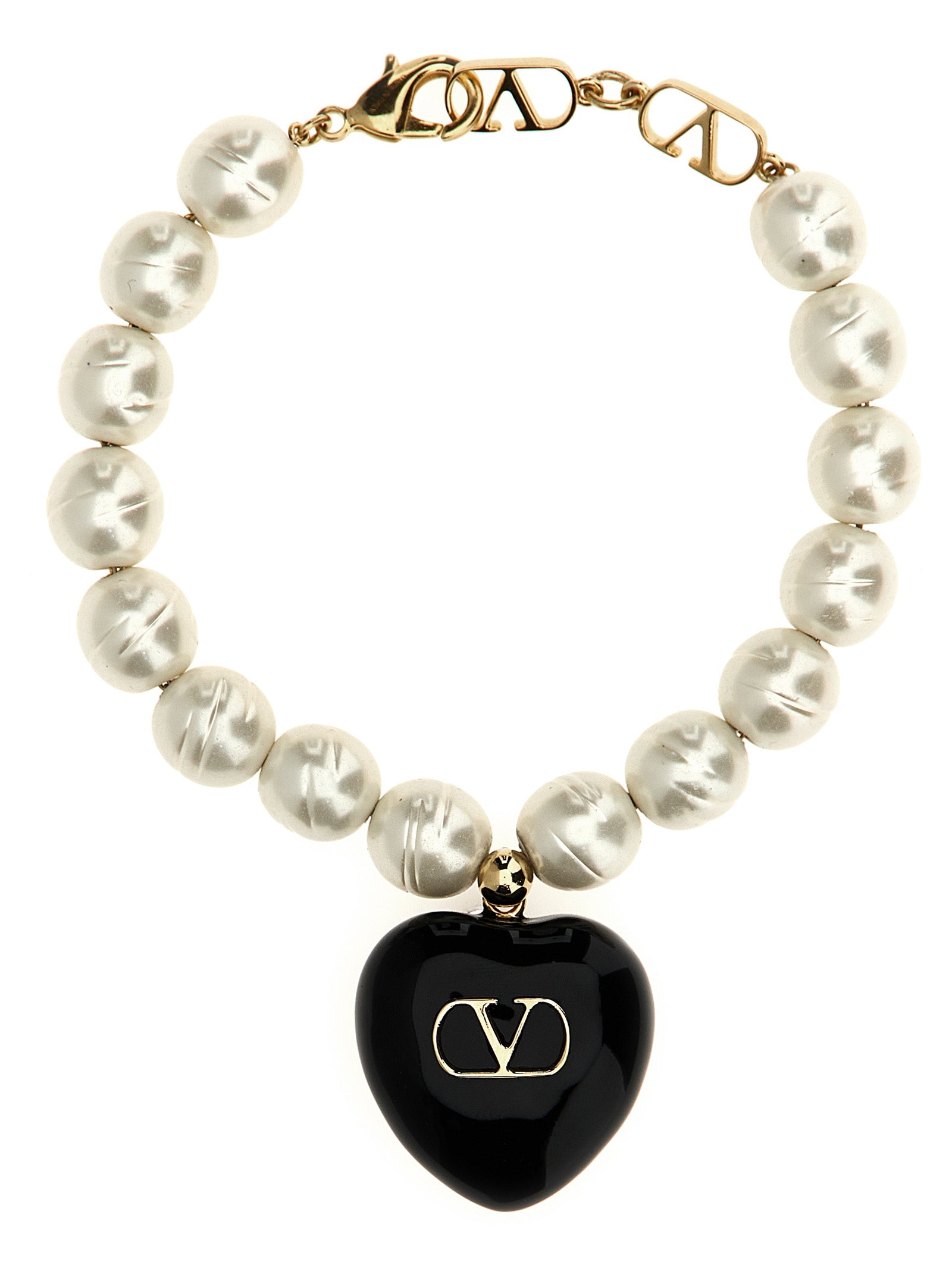 Valentino Garavani Black Brass Bracelet Valentino Garavani