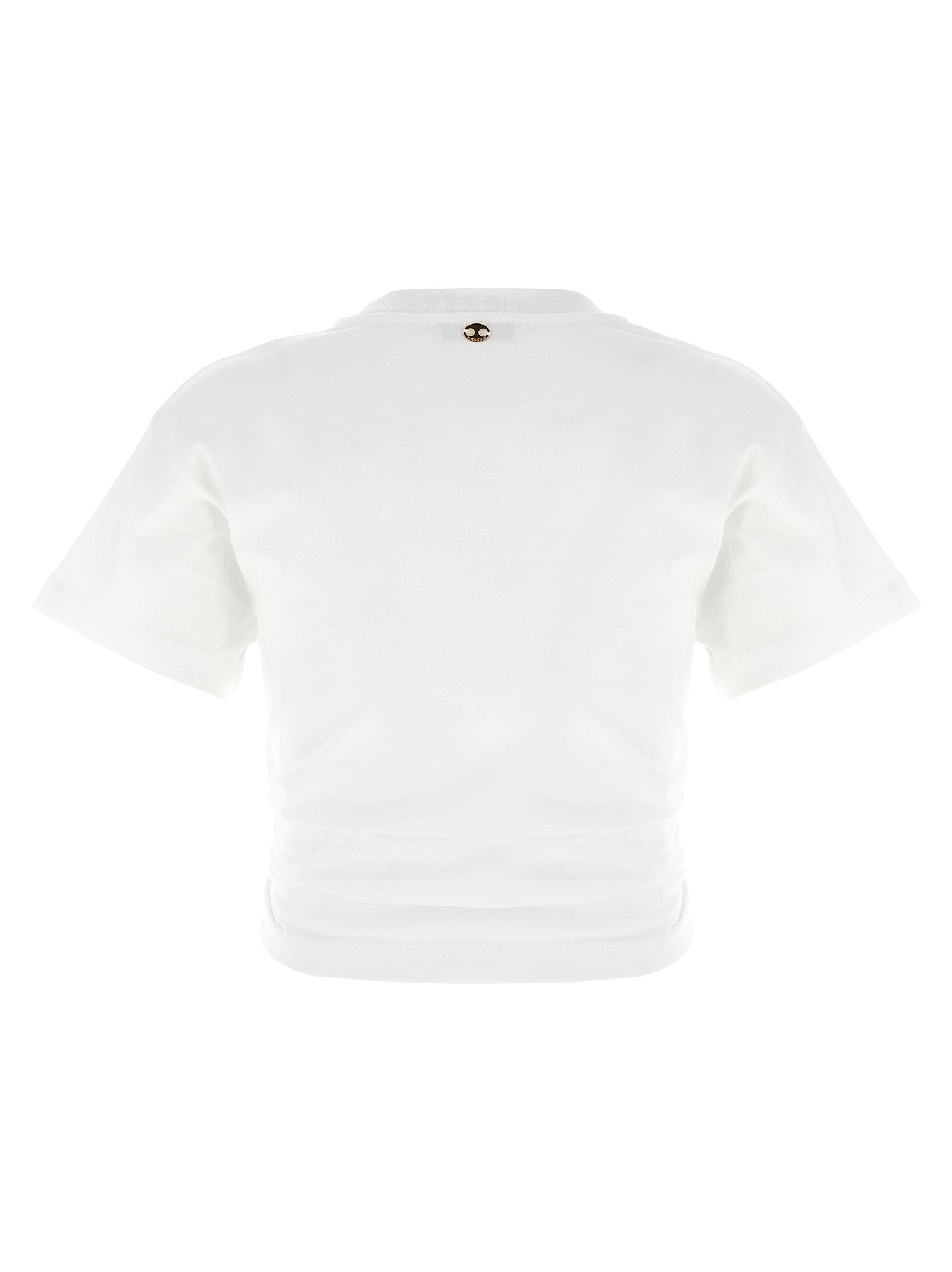 Paco Rabanne White Cotton T-Shirt Paco Rabanne
