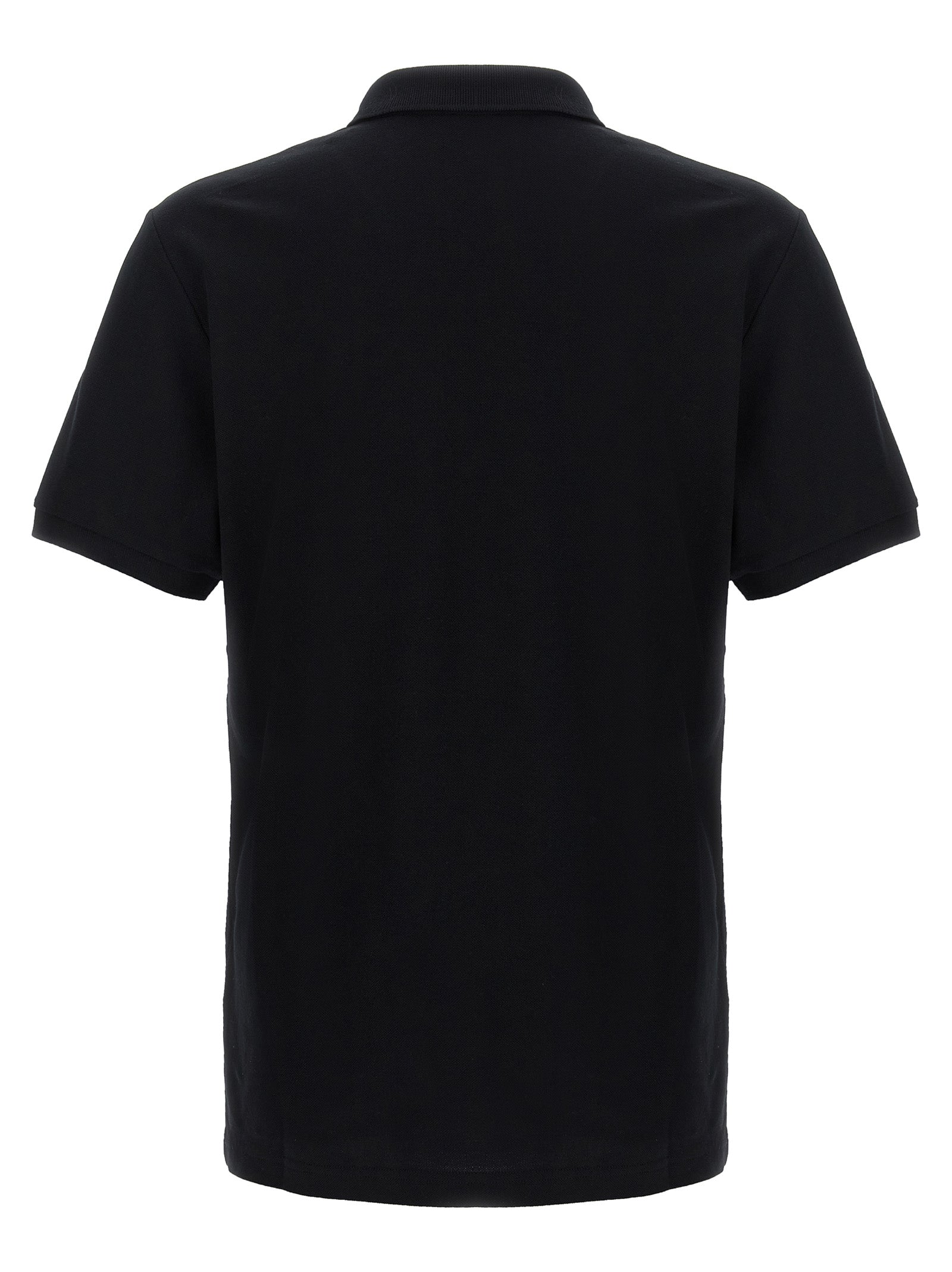 Moschino Black Cotton Polo Shirt Moschino