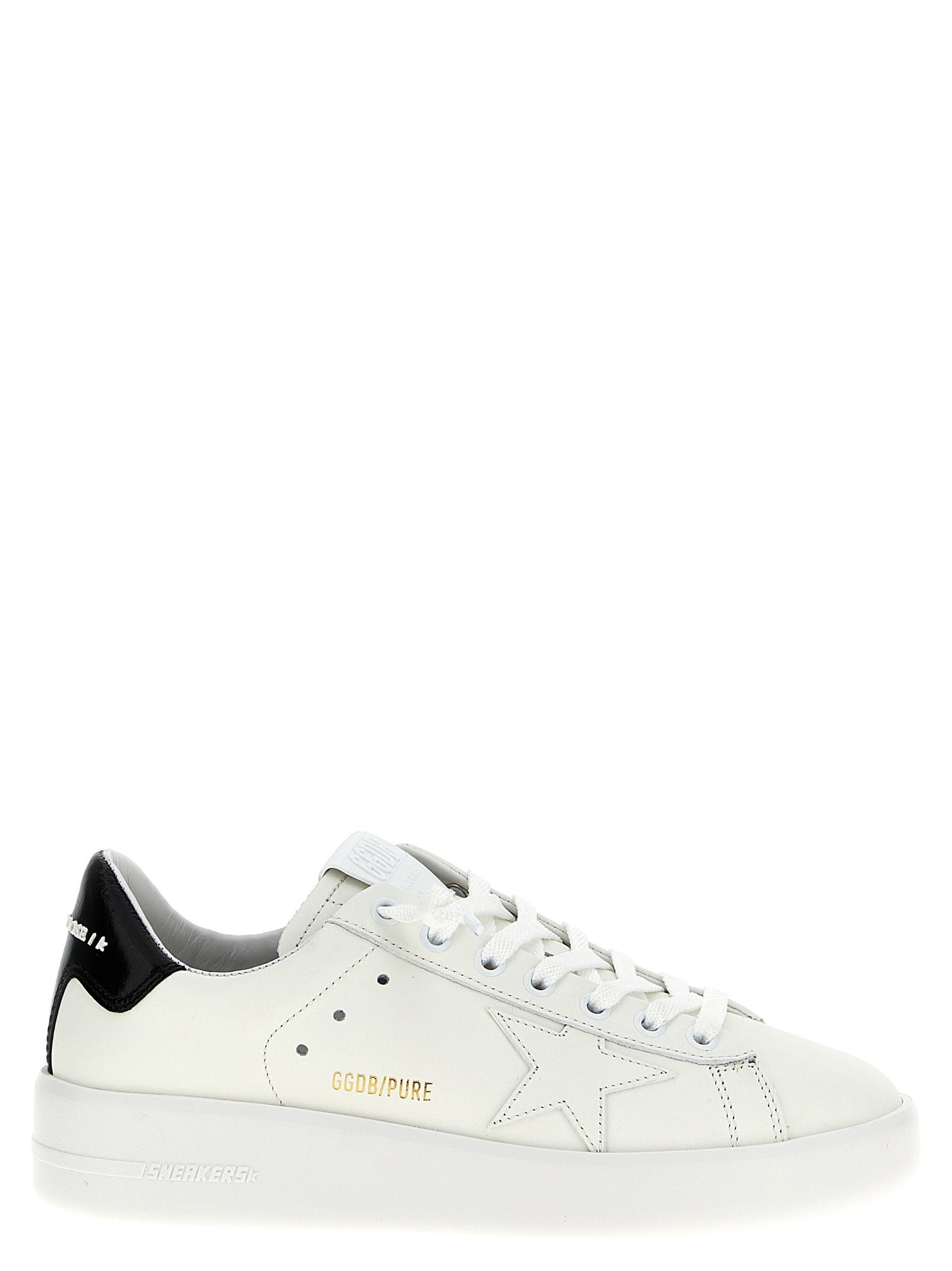 Golden Goose Black Cowhide Low Top Sneakers Golden Goose