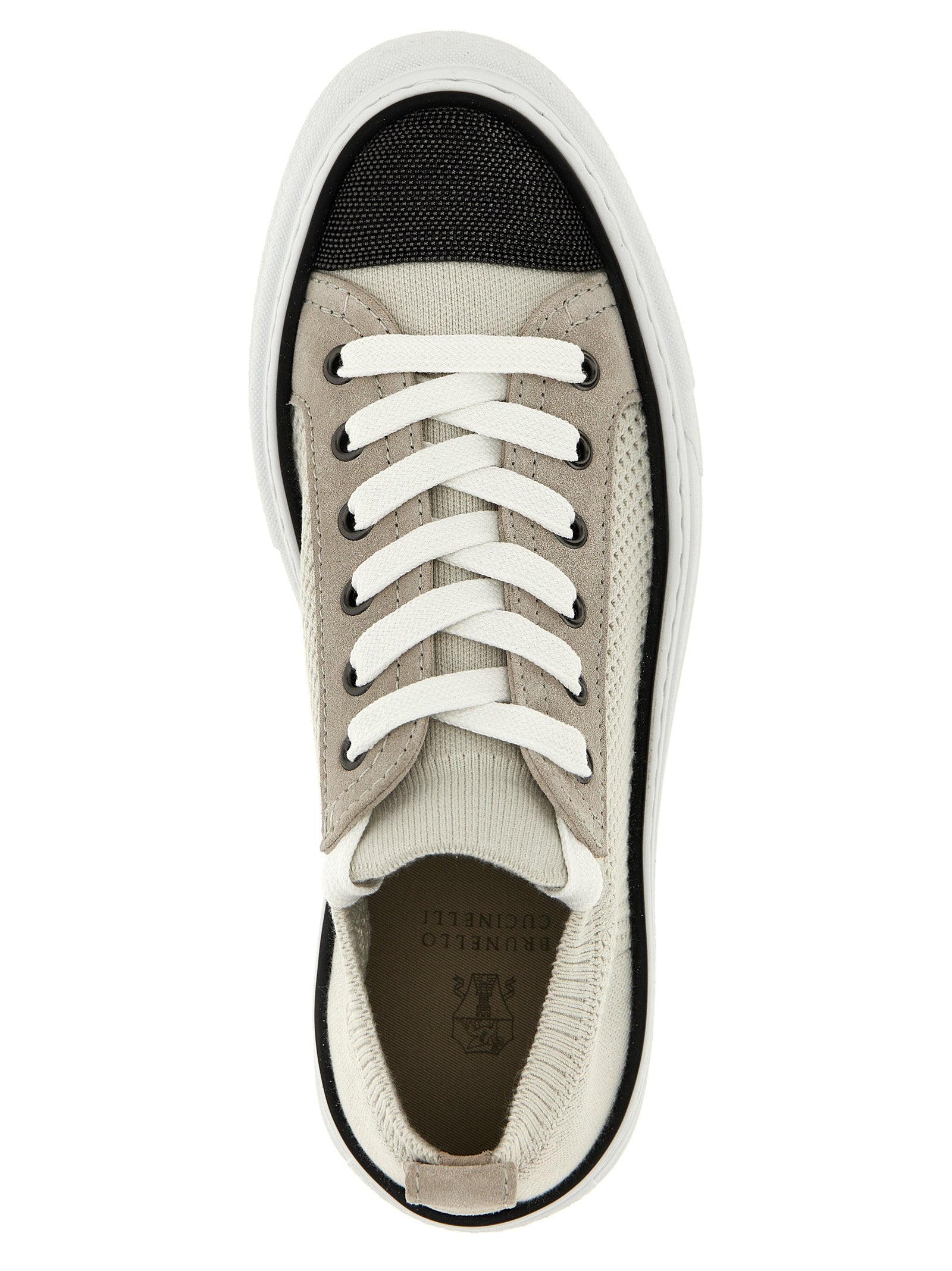 Brunello Cucinelli Multicolor Cotton Low Top Sneakers Brunello Cucinelli
