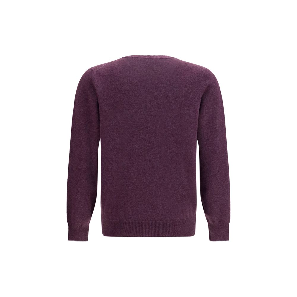 Brunello Cucinelli Purple Cashmere Sweater Brunello Cucinelli