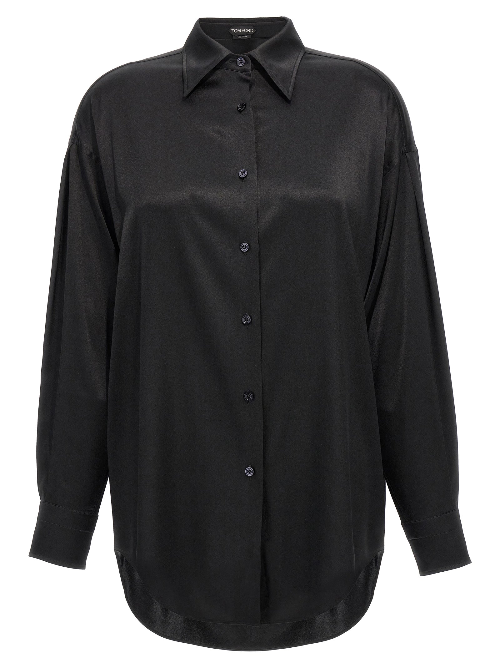 Tom Ford Black Silk Blouse Tom Ford