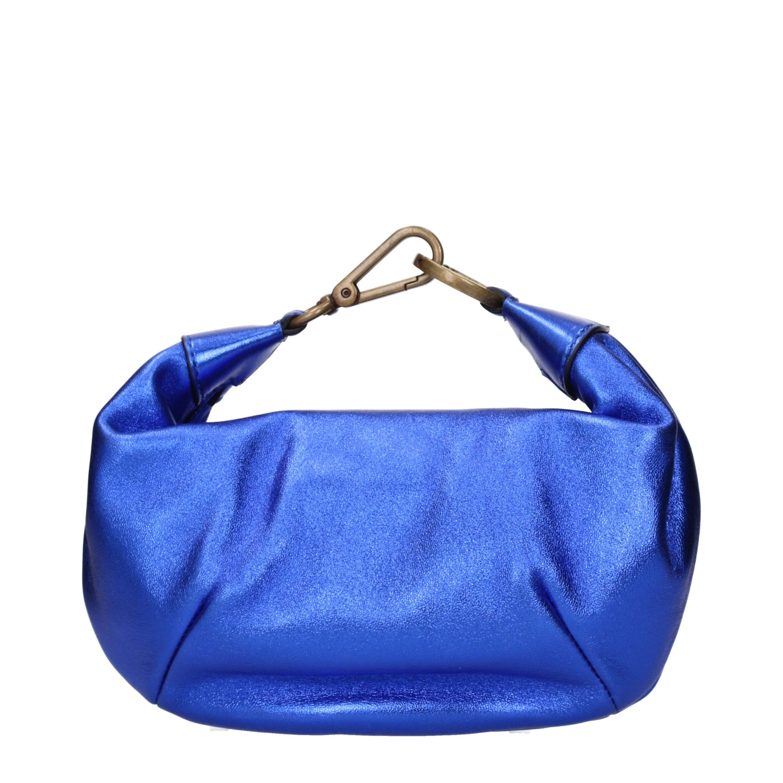 Roberto Cavalli Blue Leather Handbag Roberto Cavalli
