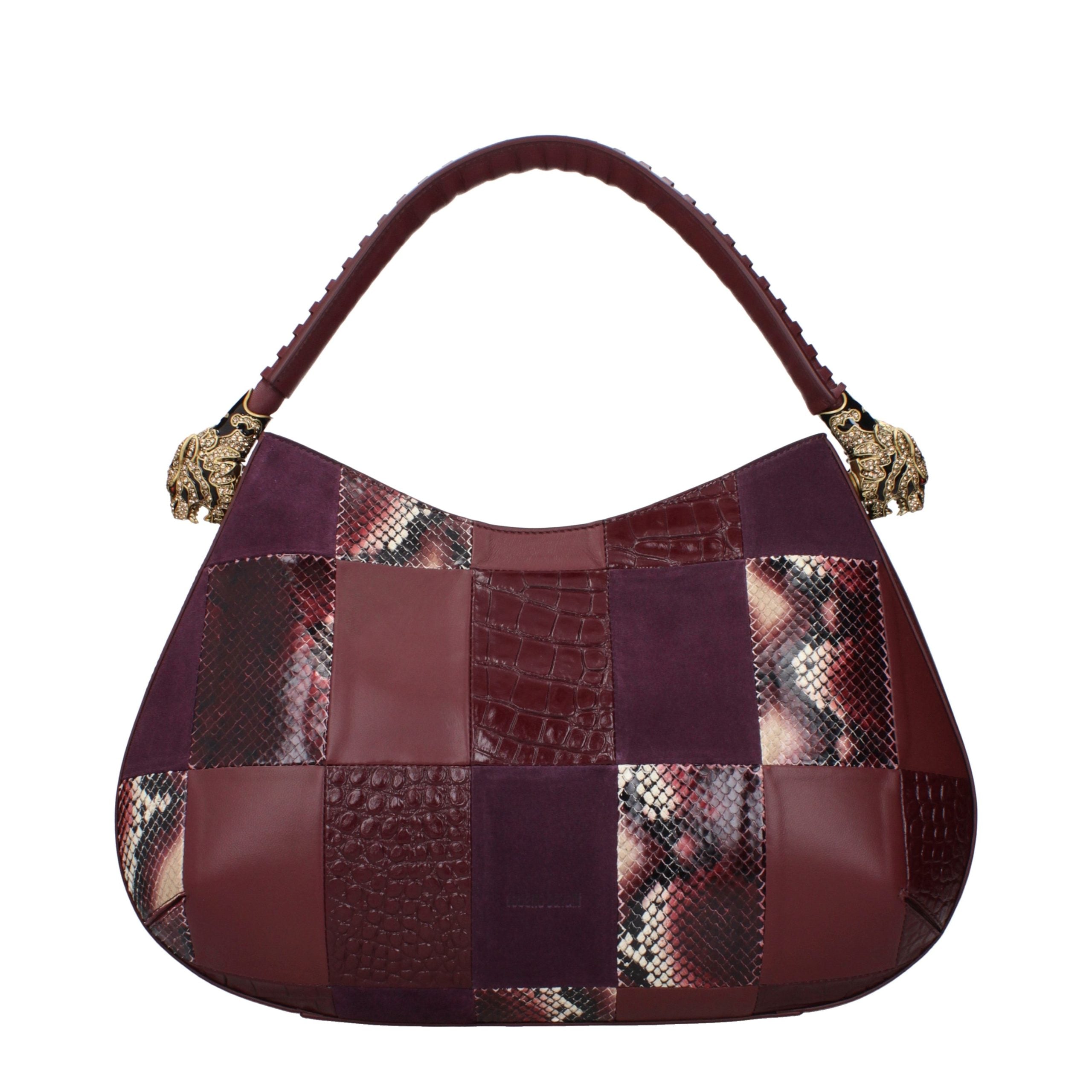 Roberto Cavalli Purple Leather Handbag Roberto Cavalli