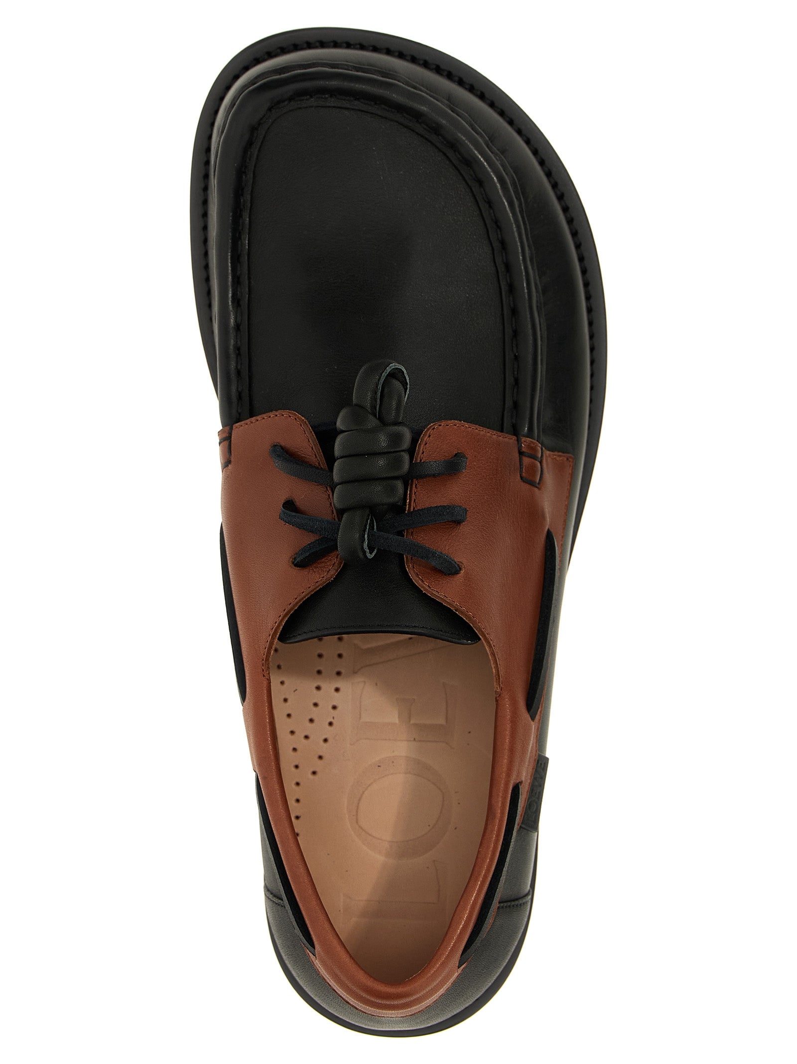 Loewe Multicolor Calfskin Slip-On Loafers Loewe
