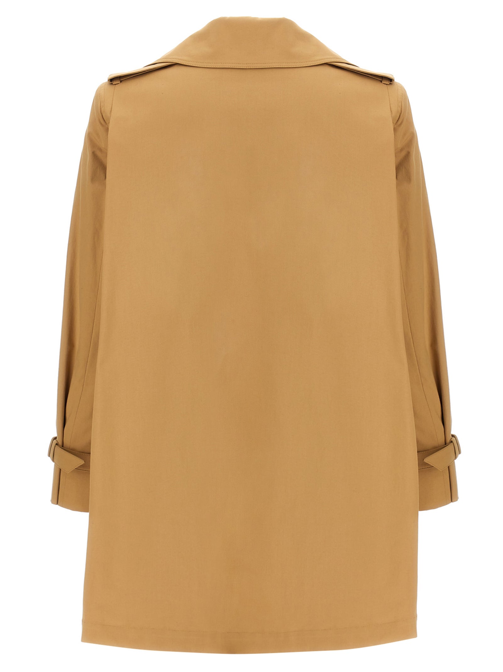Max Mara Brown Cotton Coat Max Mara