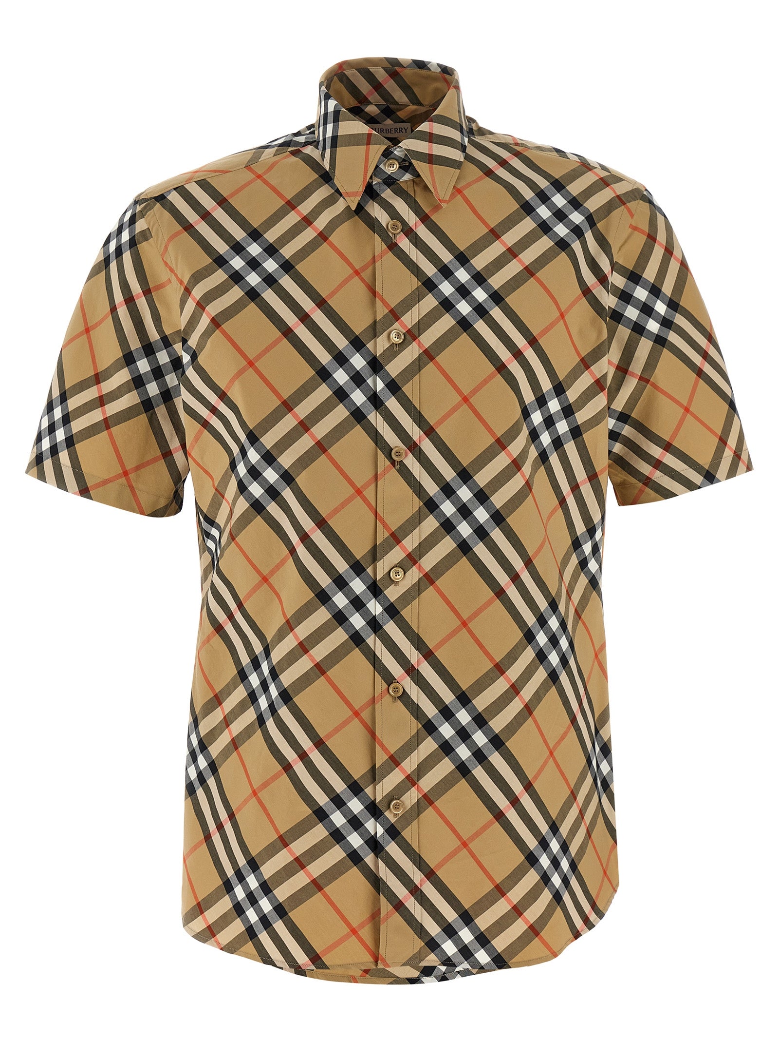 Burberry Beige Cotton Blouse Burberry