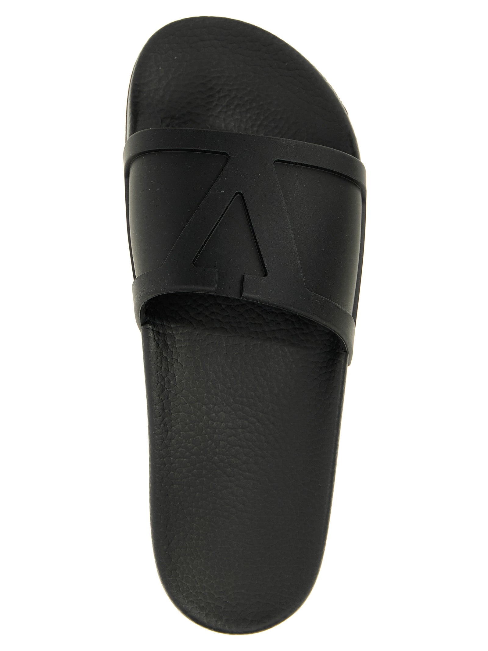 Valentino Garavani Black Plastic Slides Valentino Garavani