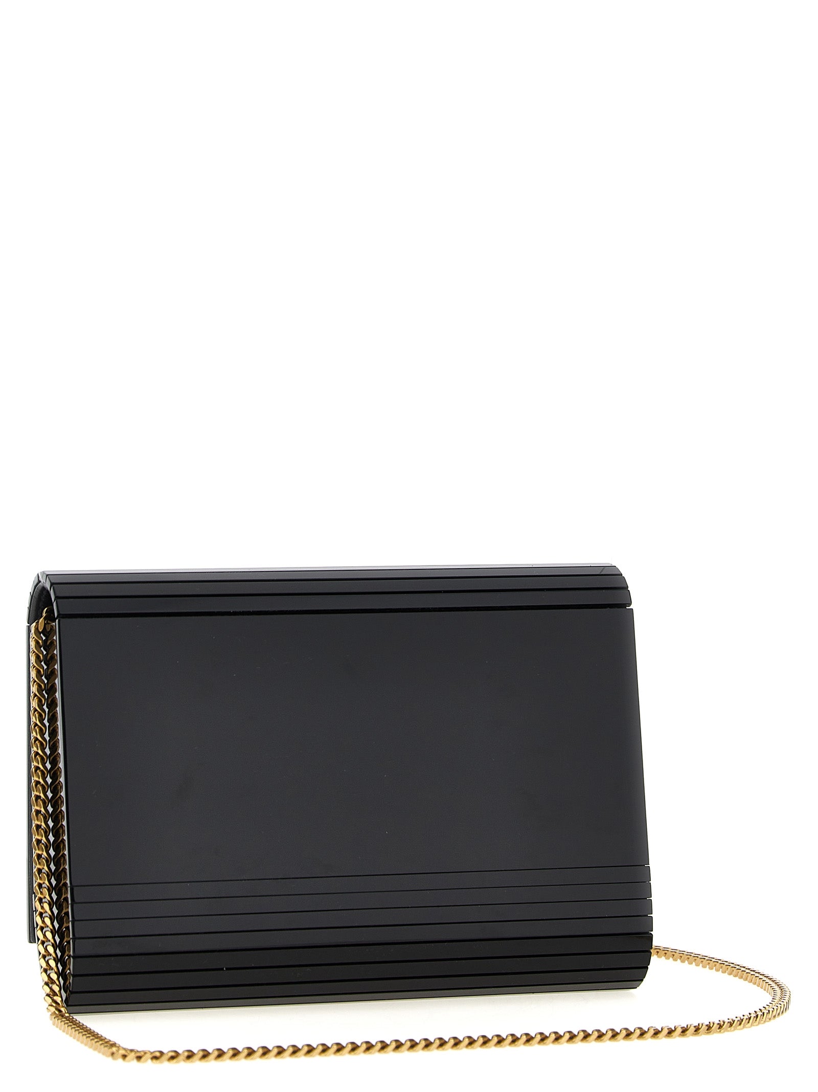 Saint Laurent Black Plexiglass Crossbody Bag Saint Laurent