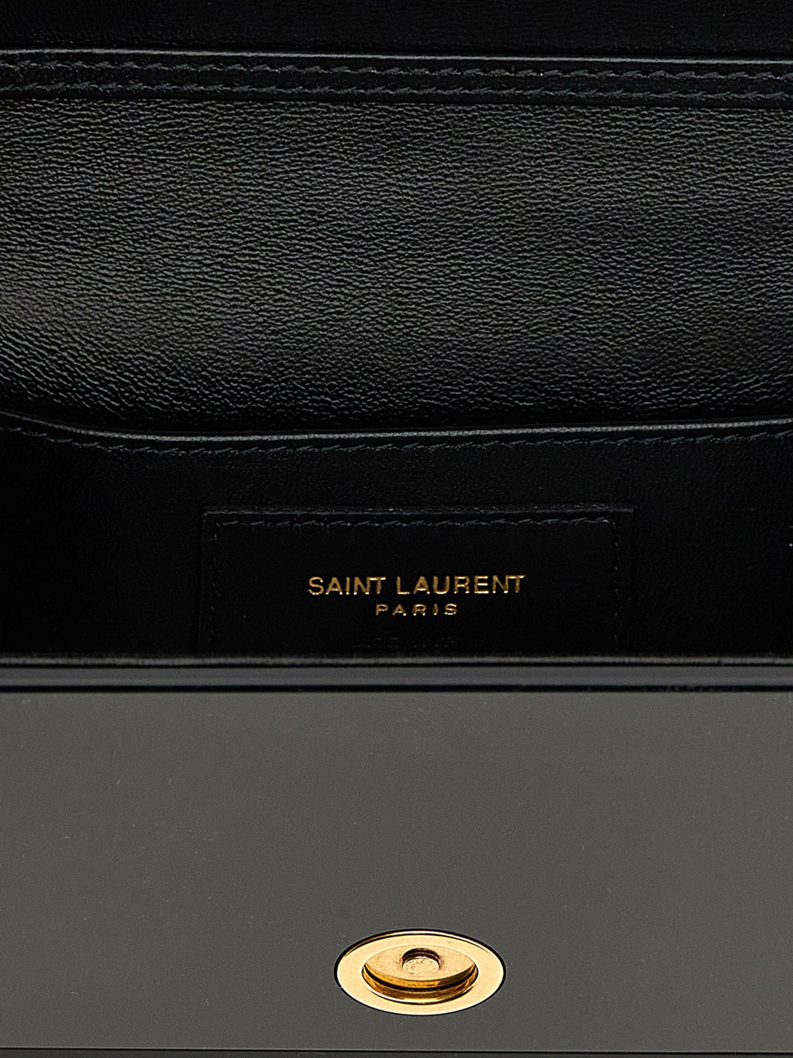 Saint Laurent Black Plexiglass Crossbody Bag Saint Laurent
