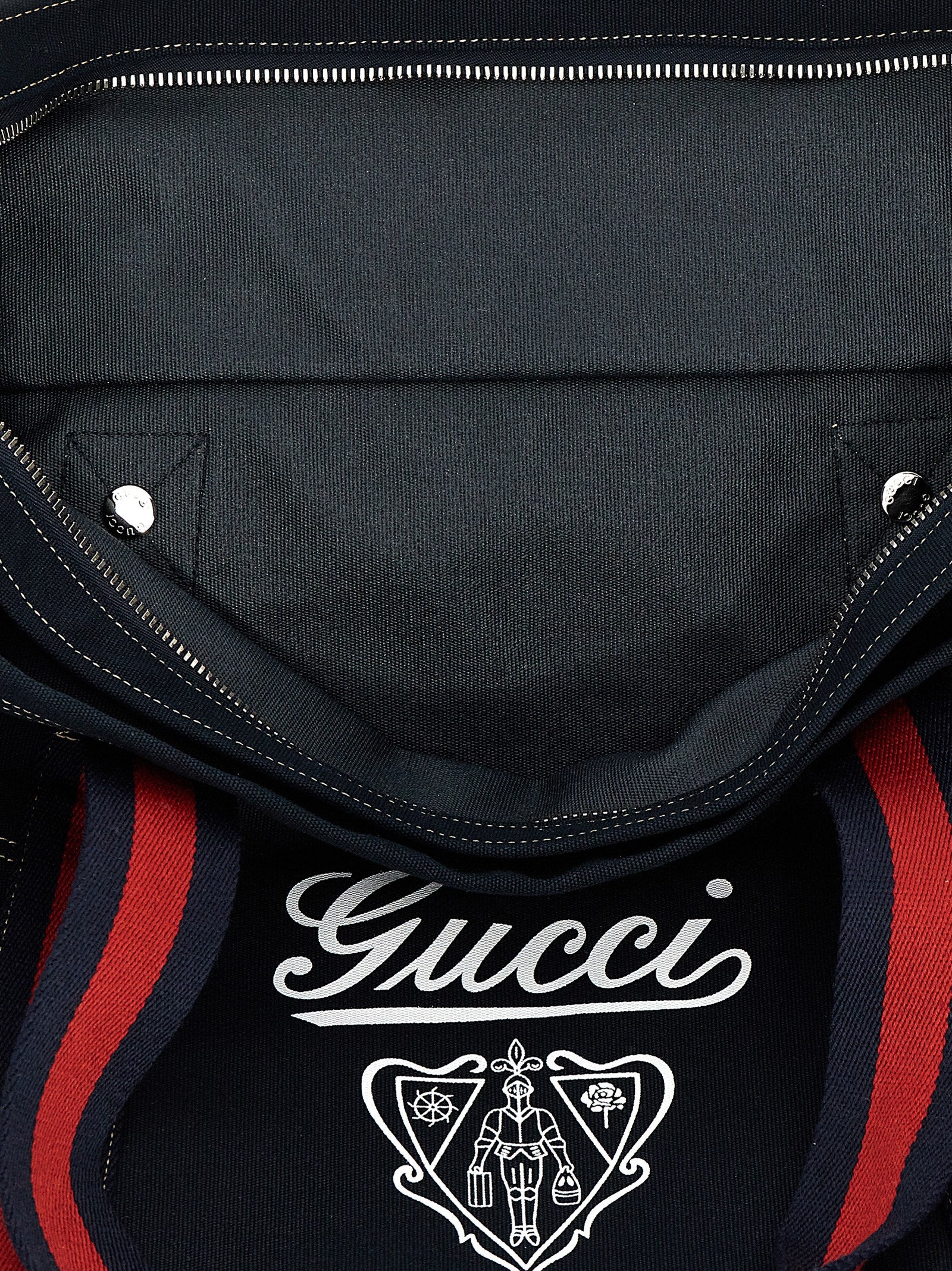 Gucci Blue Cotton Tote Bag Gucci