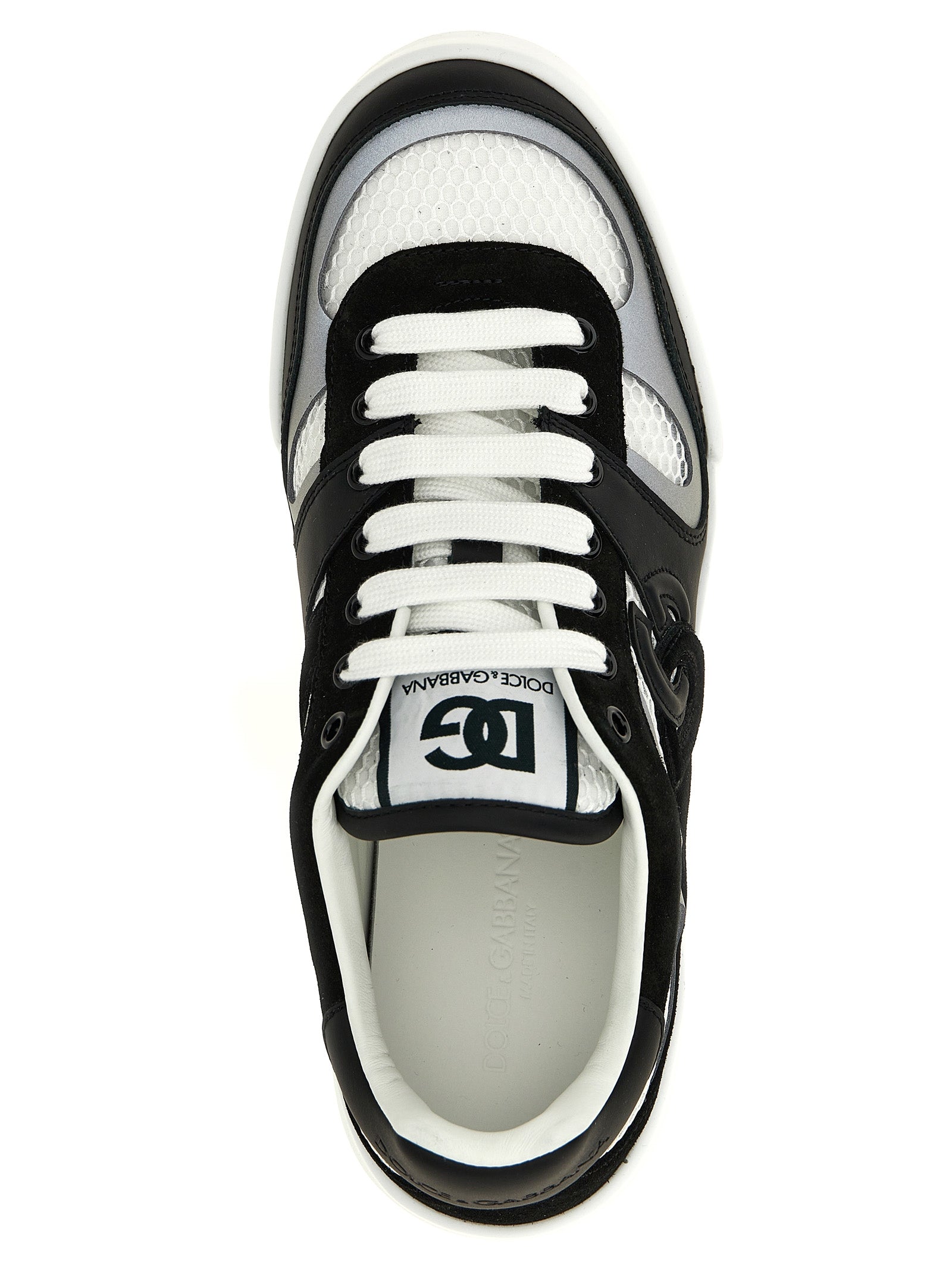 Dolce & Gabbana Bicolor Calfskin Sneakers Dolce & Gabbana