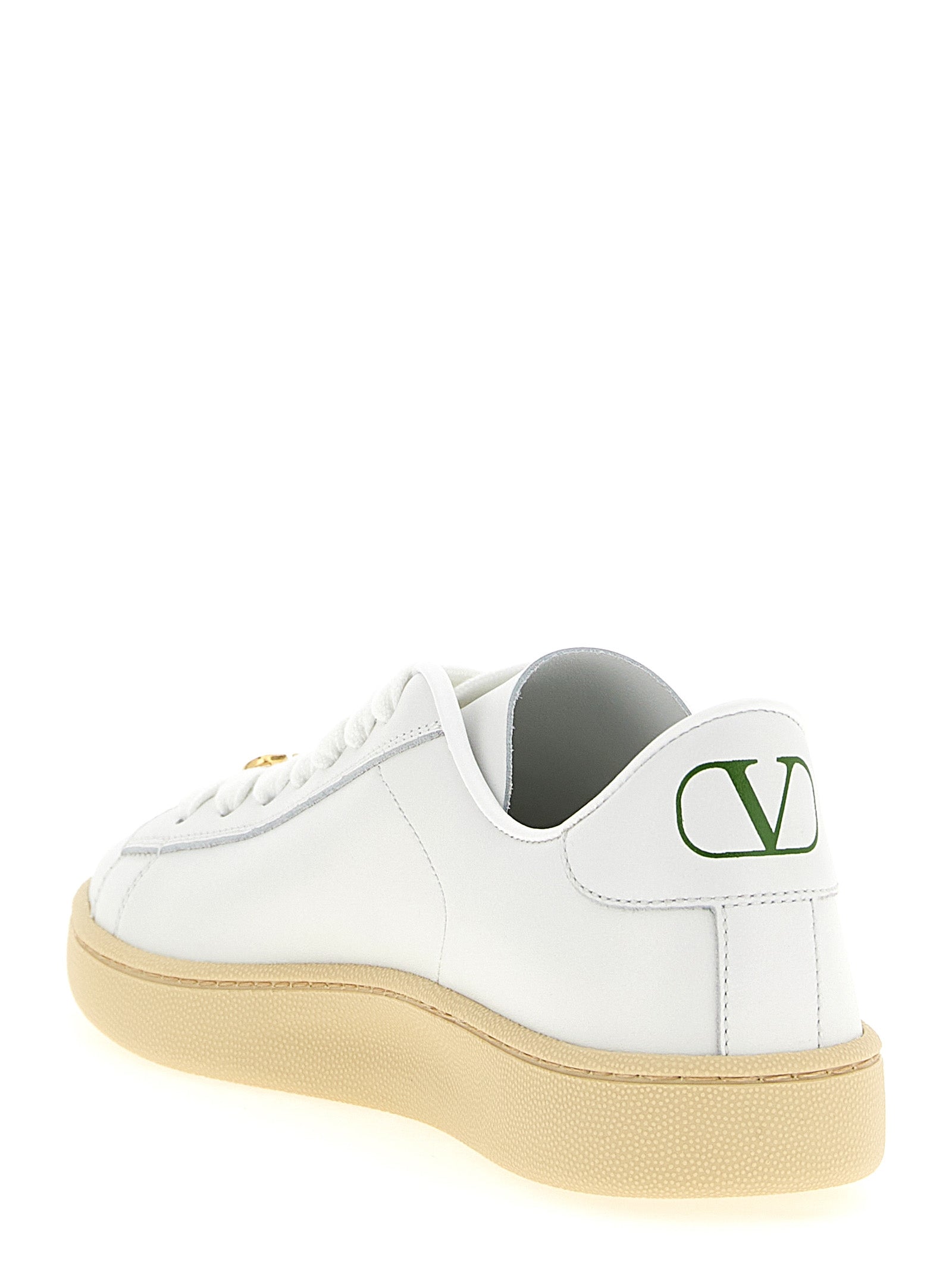 Valentino Garavani White Calfskin Sneakers Valentino Garavani