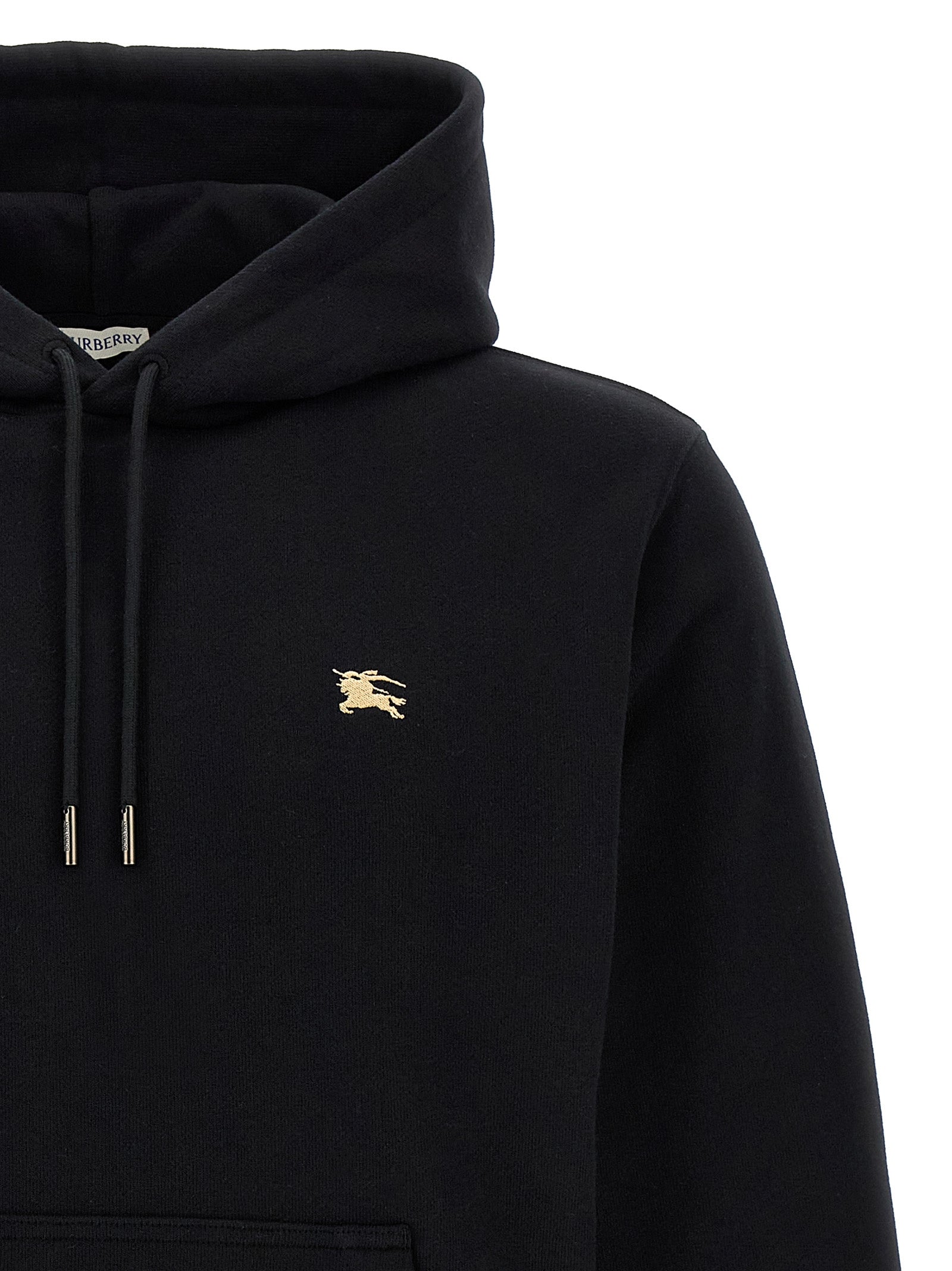 Burberry Black Cotton Sweatshirt Burberry