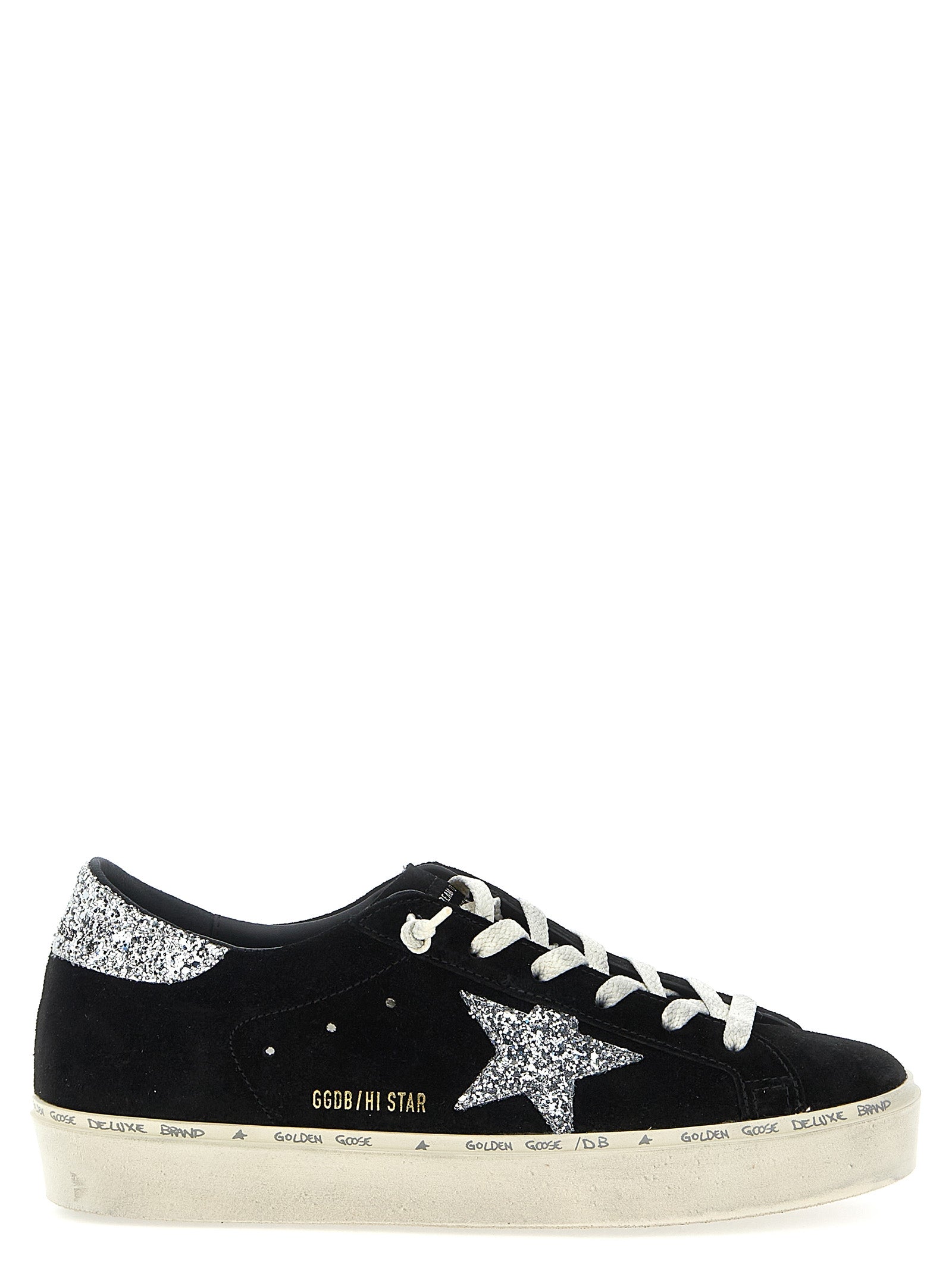 Golden Goose Black Leather Low Top Sneakers Golden Goose