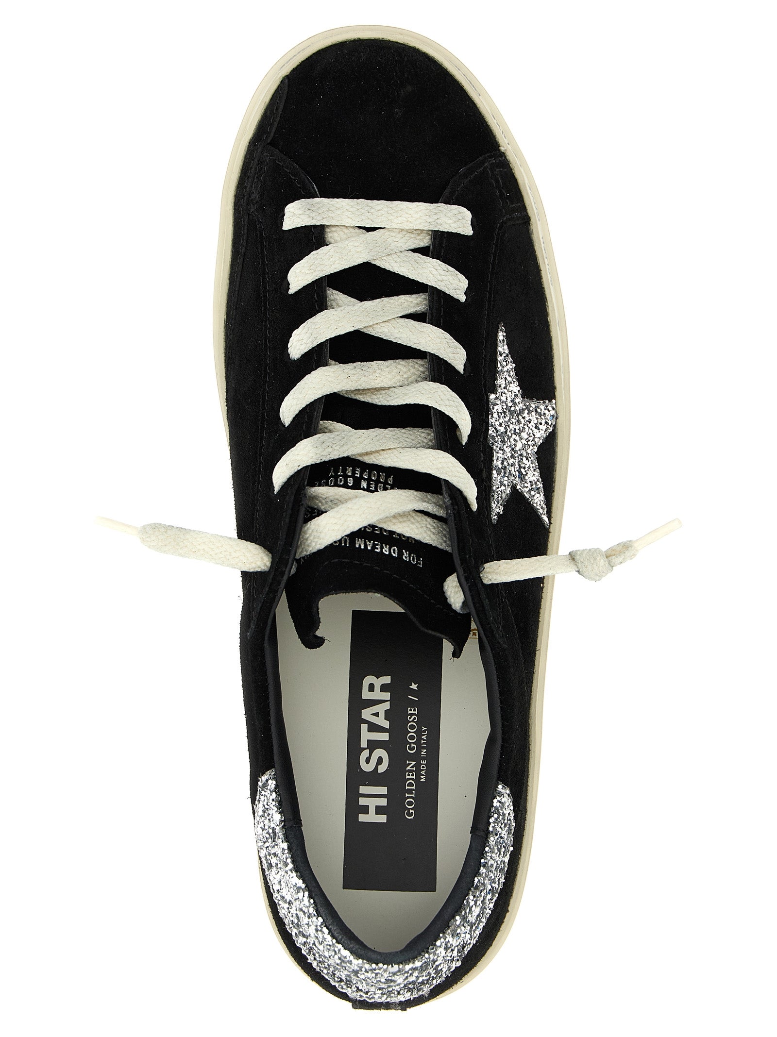 Golden Goose Black Leather Low Top Sneakers Golden Goose