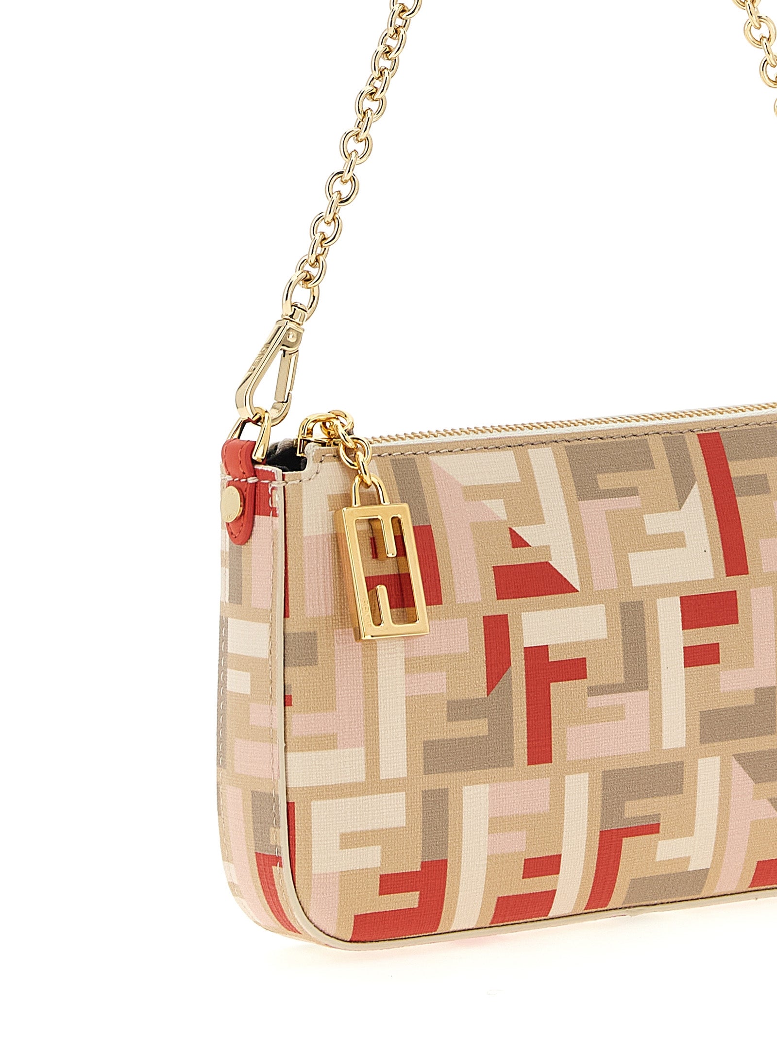 Fendi Multicolor Polyethylene Clutch Bag Fendi