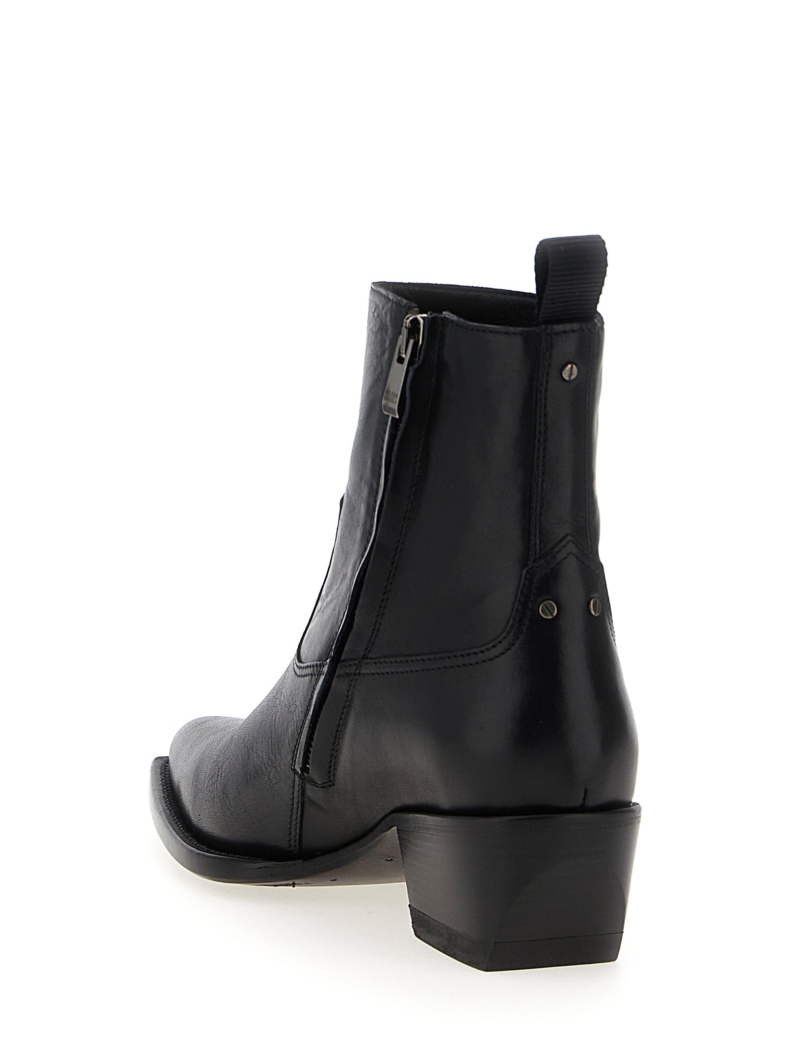 Golden Goose Black Cowhide Chelsea Boots Golden Goose