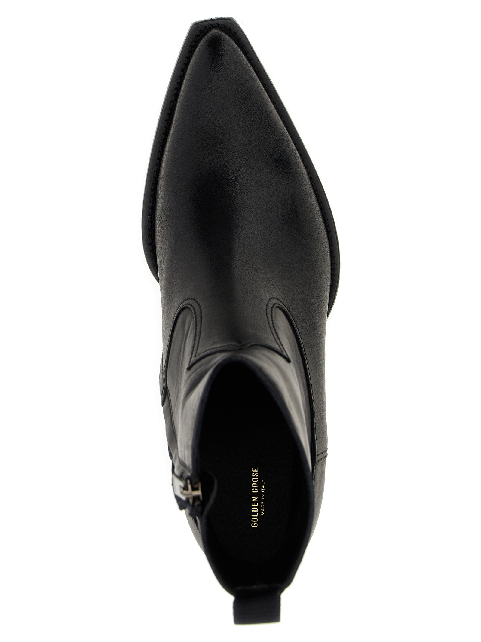 Golden Goose Black Cowhide Chelsea Boots Golden Goose