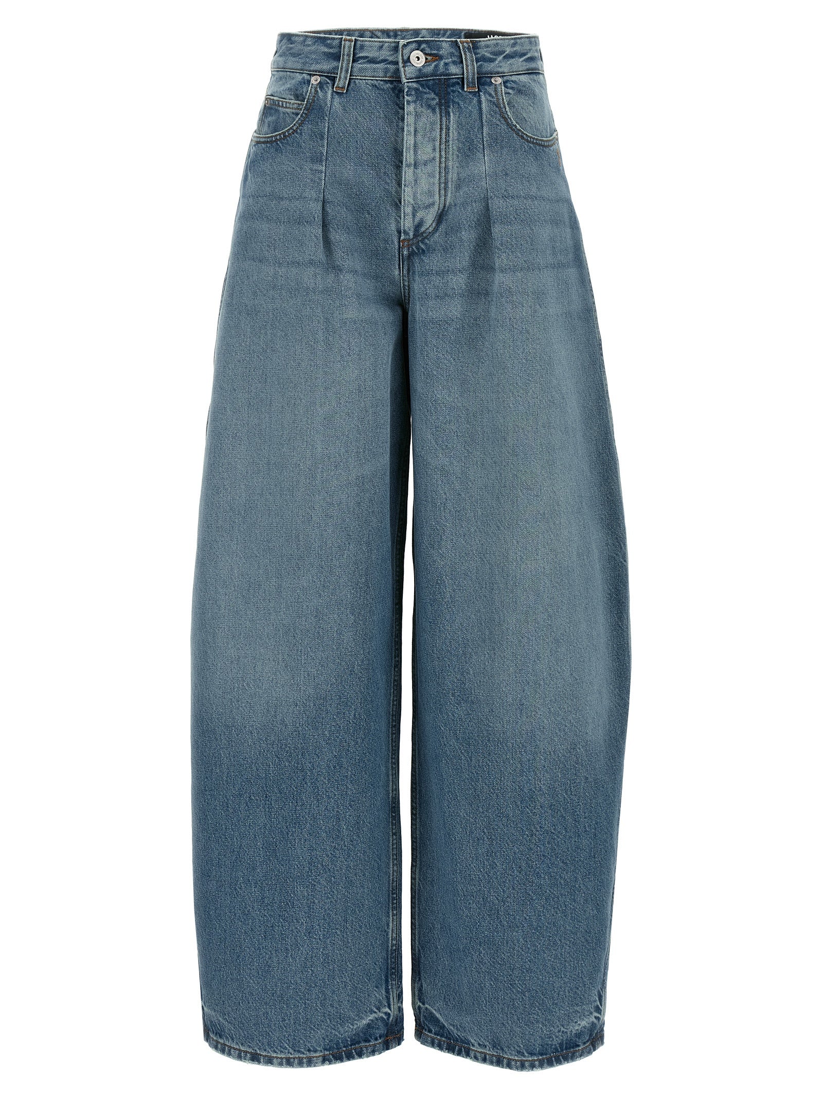 Jacquemus Blue Cotton High-Waisted Jean Jacquemus