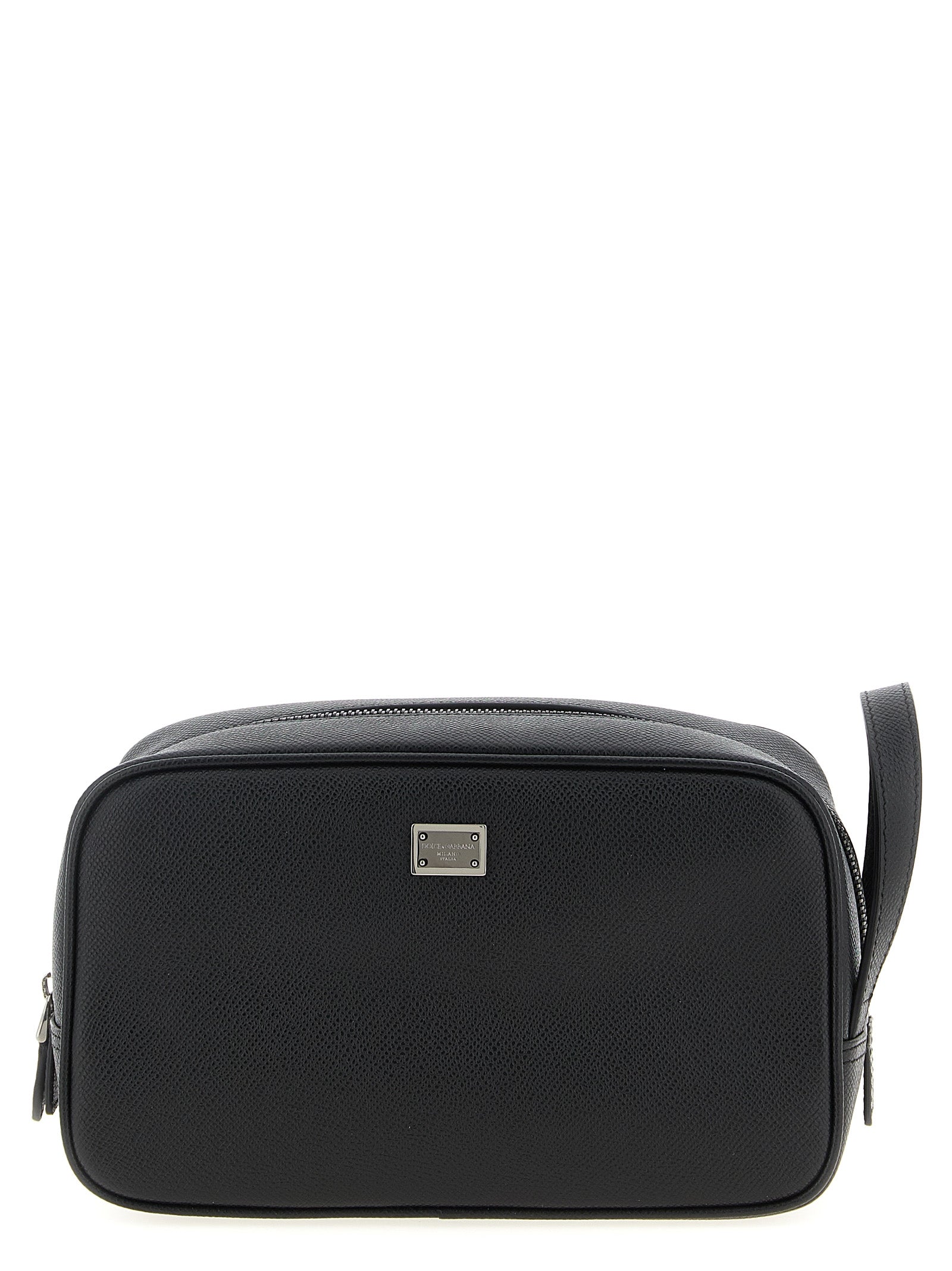 Dolce & Gabbana Black Calfskin Leather Wallet Dolce & Gabbana