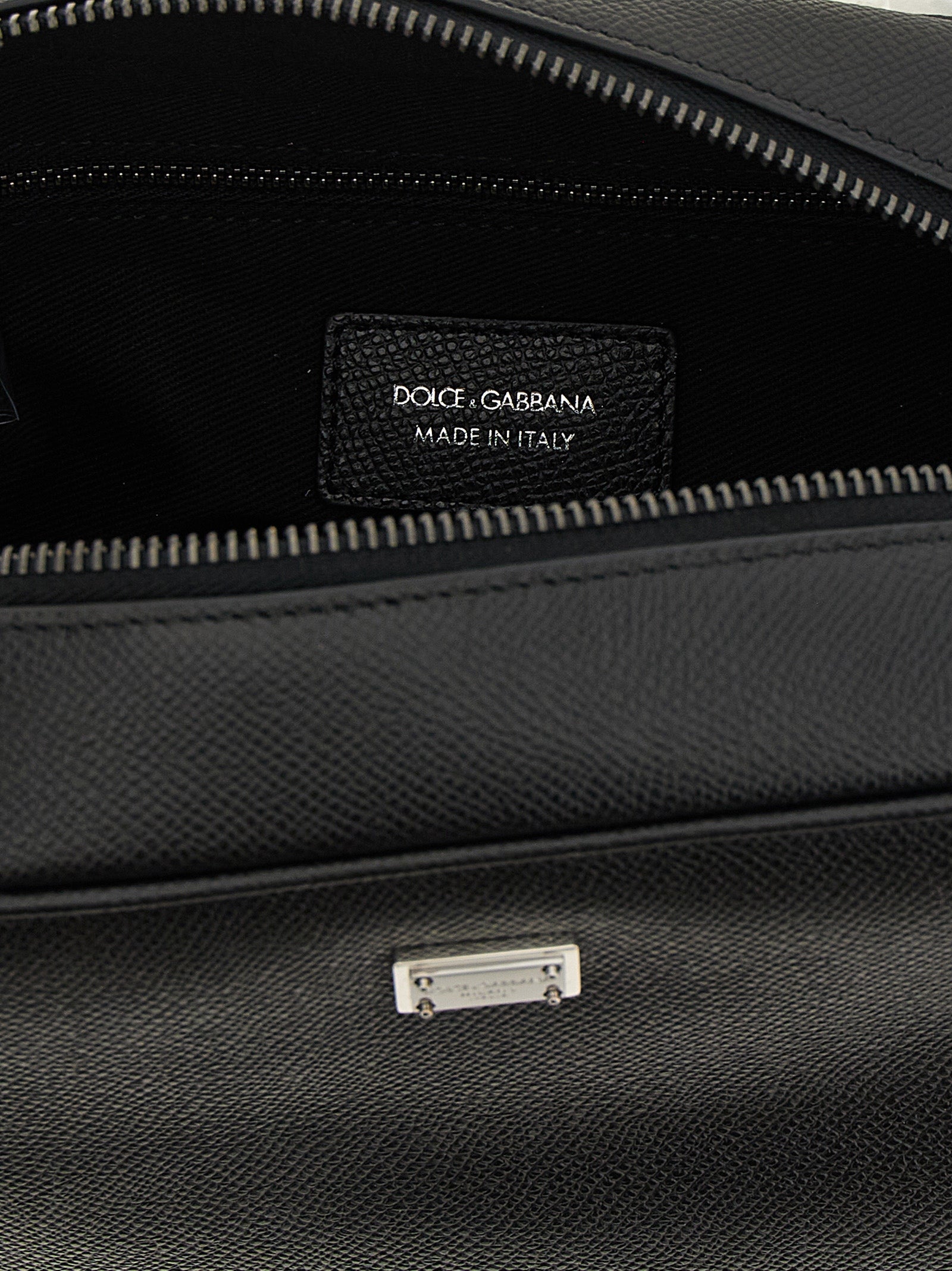 Dolce & Gabbana Black Calfskin Leather Wallet Dolce & Gabbana