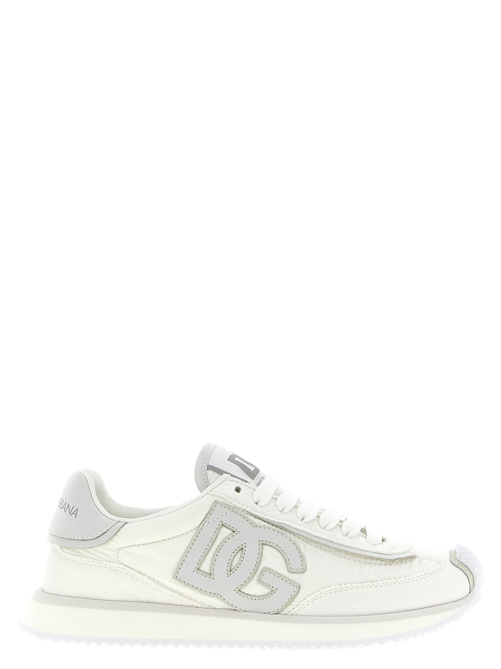 Dolce & Gabbana White Polyester Athletic Sneakers Dolce & Gabbana