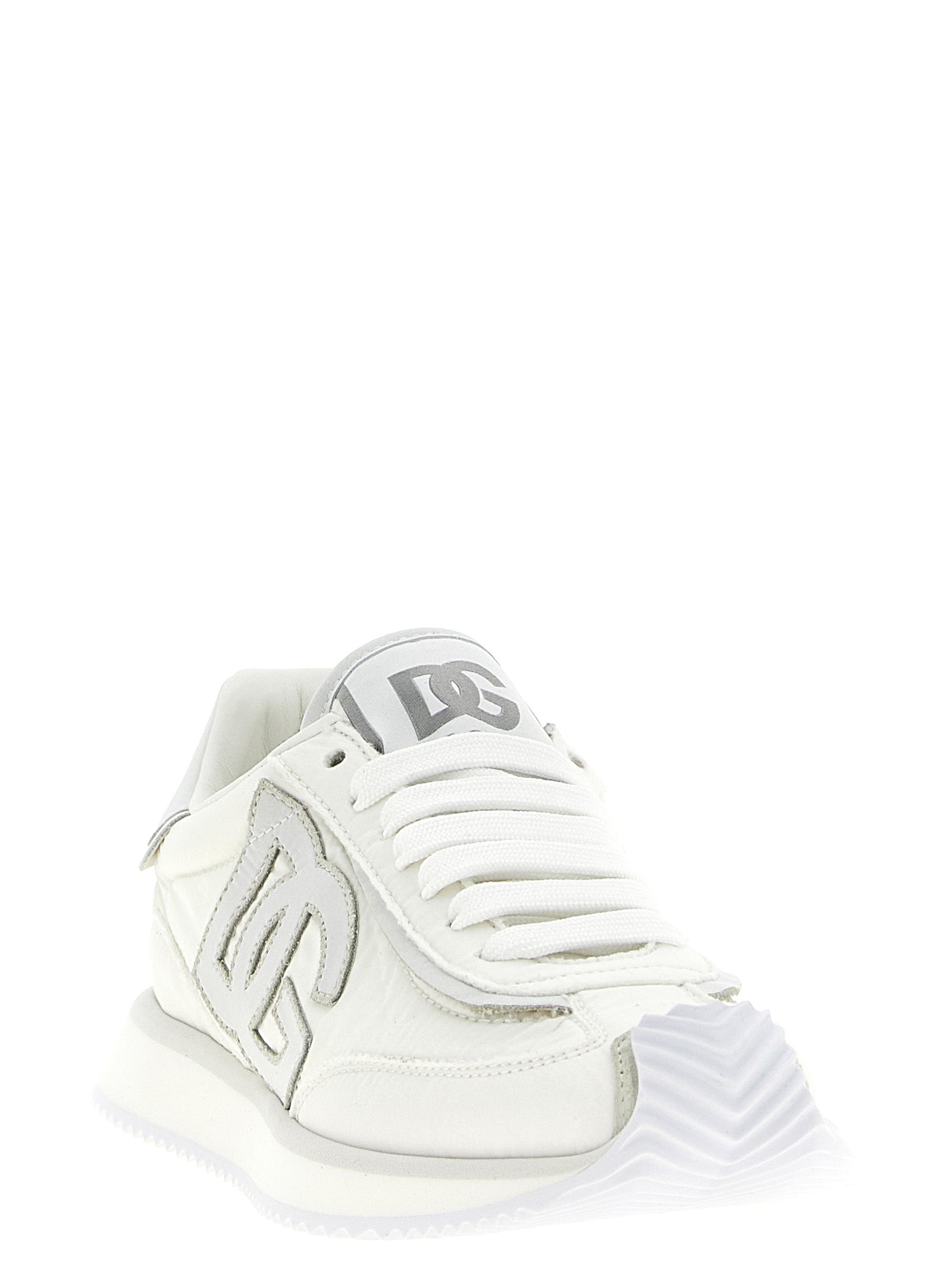 Dolce & Gabbana White Polyester Athletic Sneakers Dolce & Gabbana