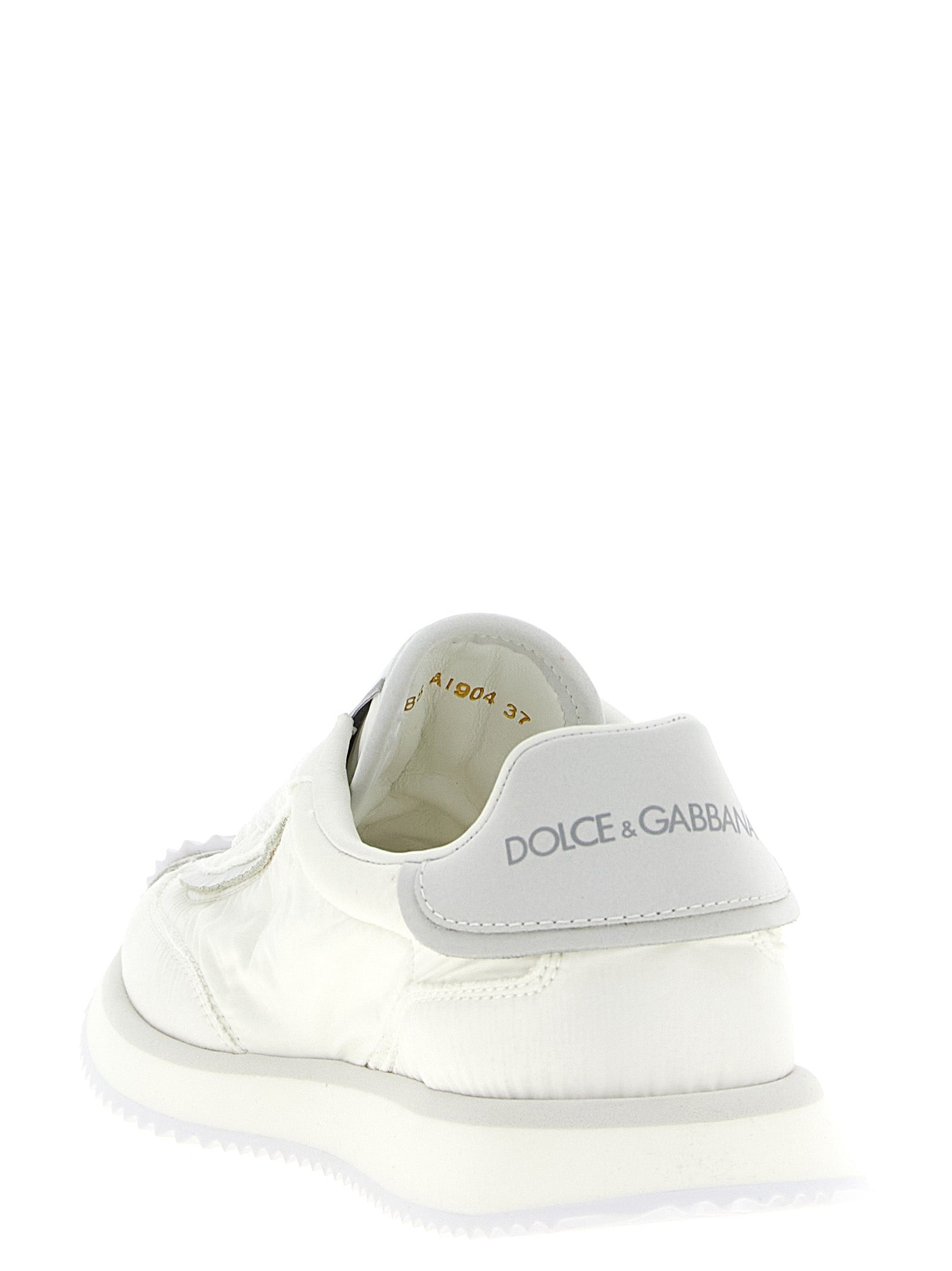 Dolce & Gabbana White Polyester Athletic Sneakers Dolce & Gabbana