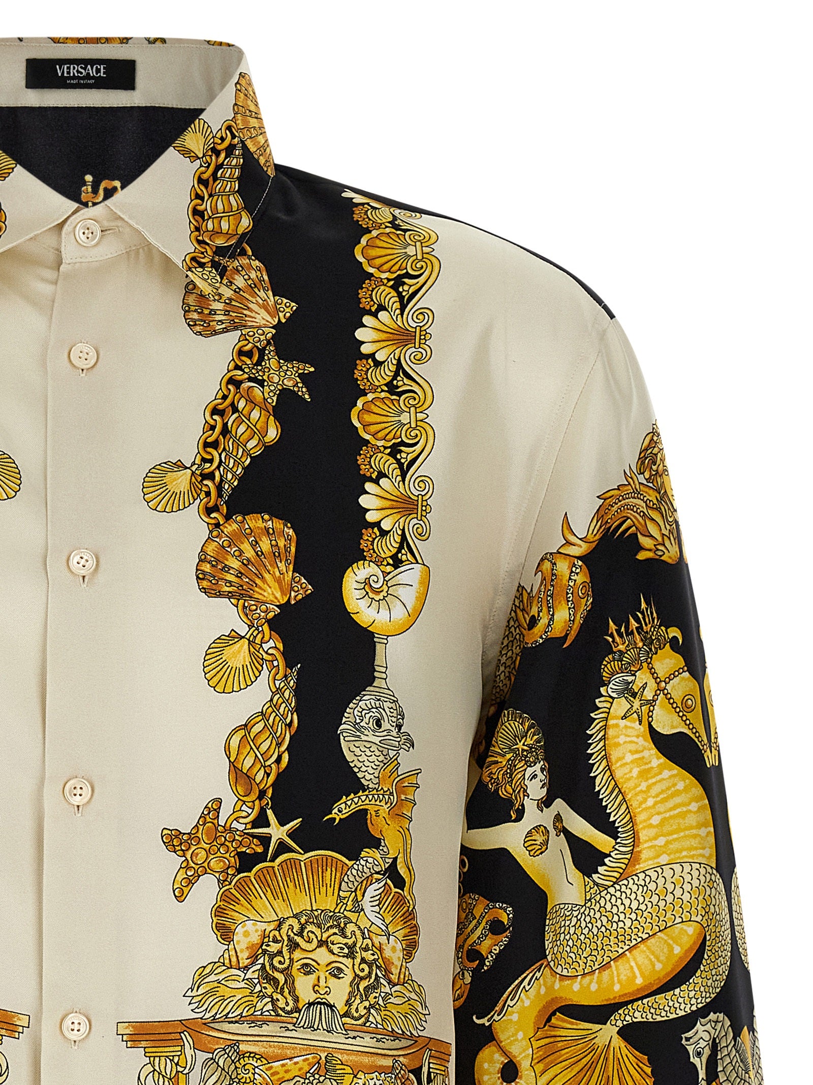 Versace Multicolor Silk Blouse Versace