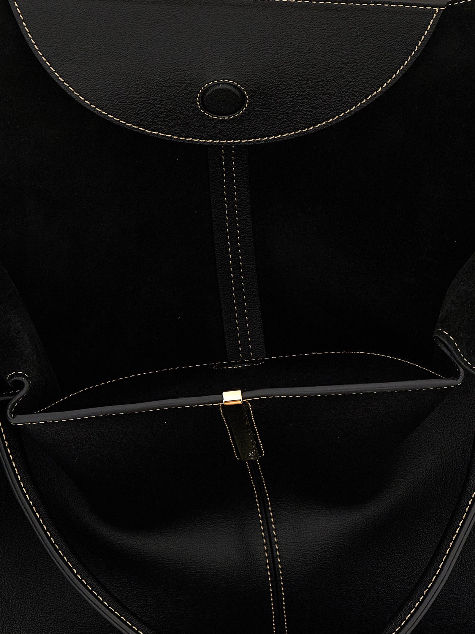 Tod's Black Calfskin Tote Bag Tod's