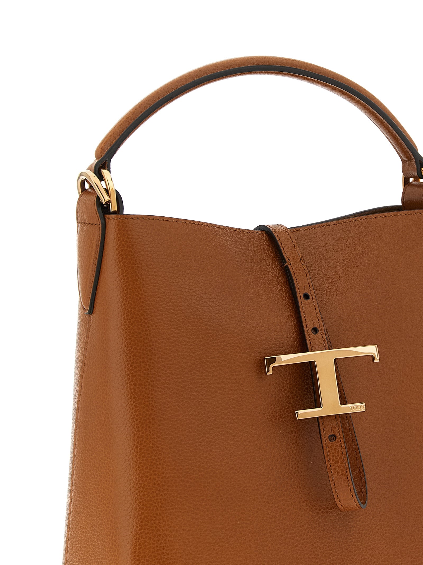 Tod's Brown Calfskin Handbag Tod's