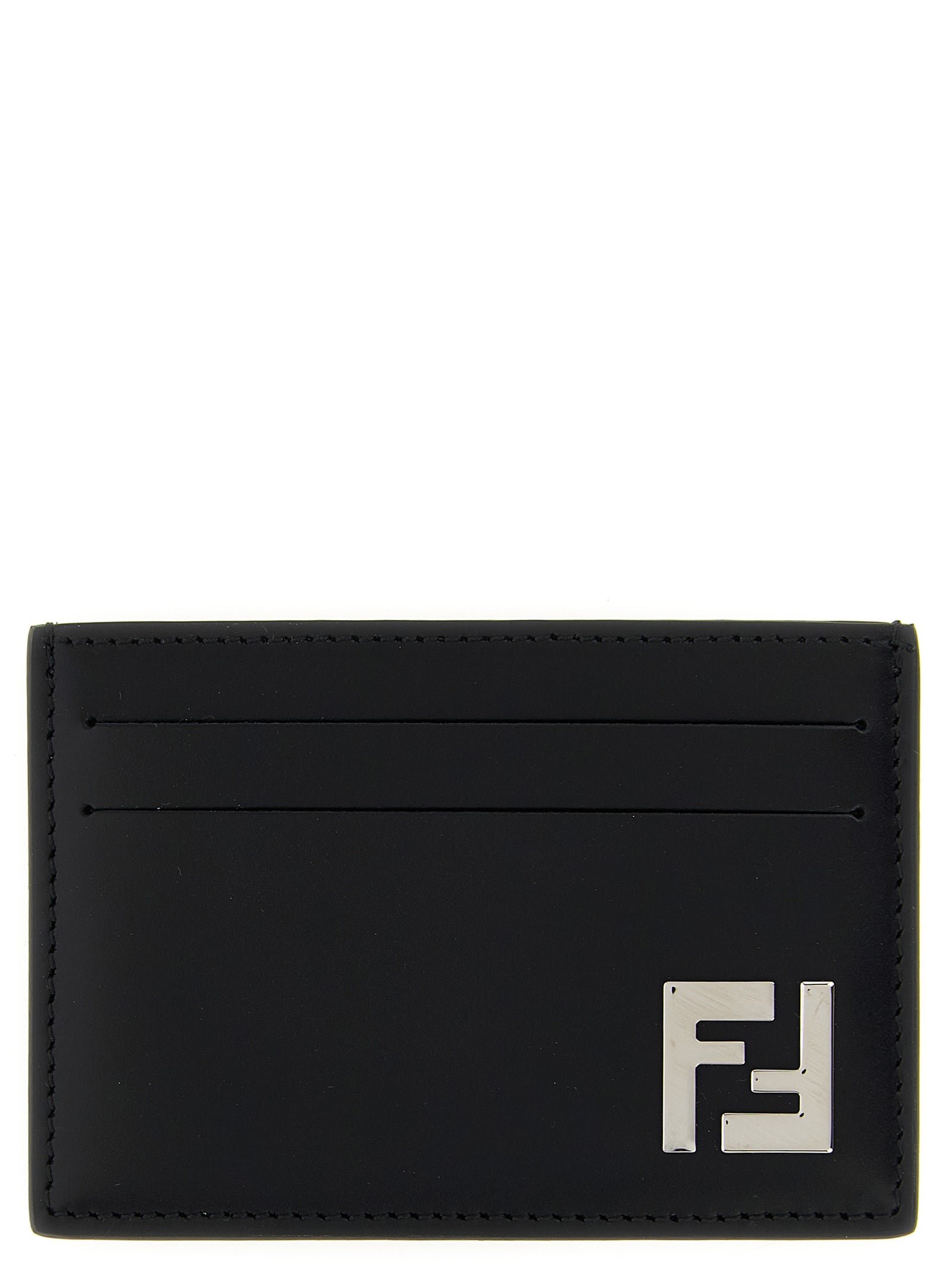 Fendi Black Calfskin Cardholder Fendi