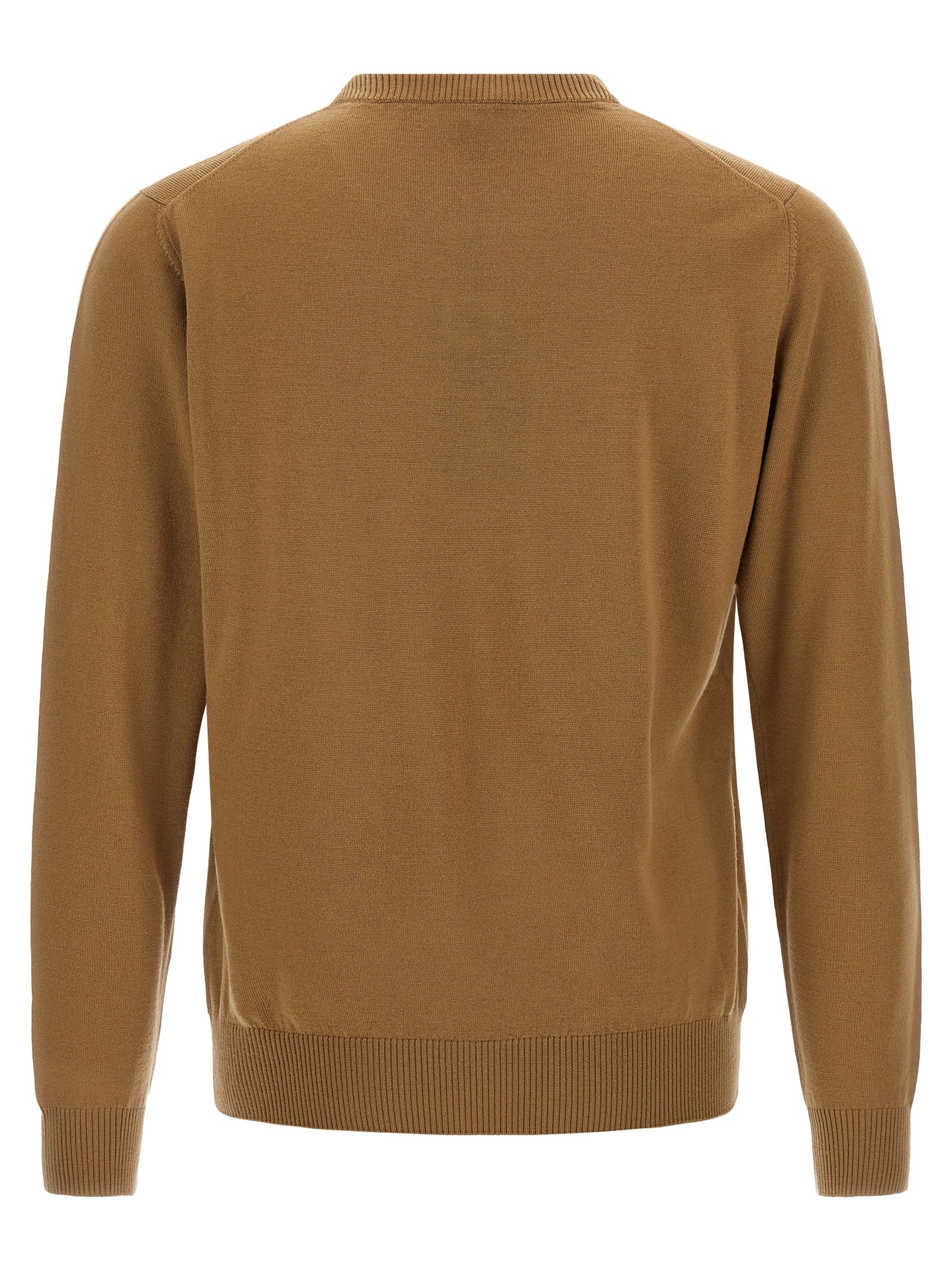 Fendi Beige Virgin Wool Cardigan Fendi