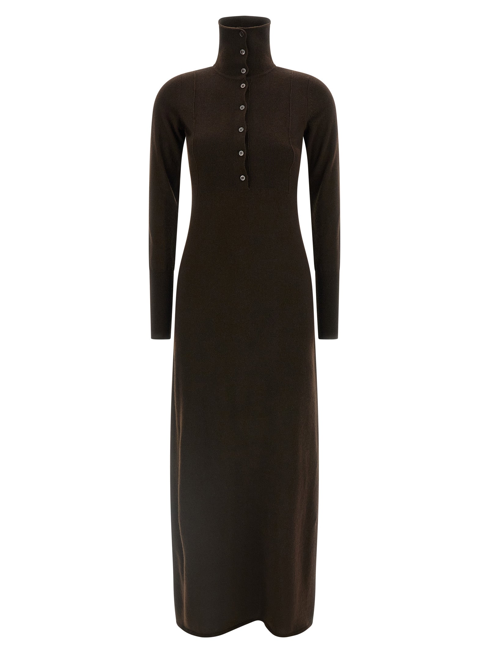 Tom Ford Brown Cashmere Long Dress Tom Ford