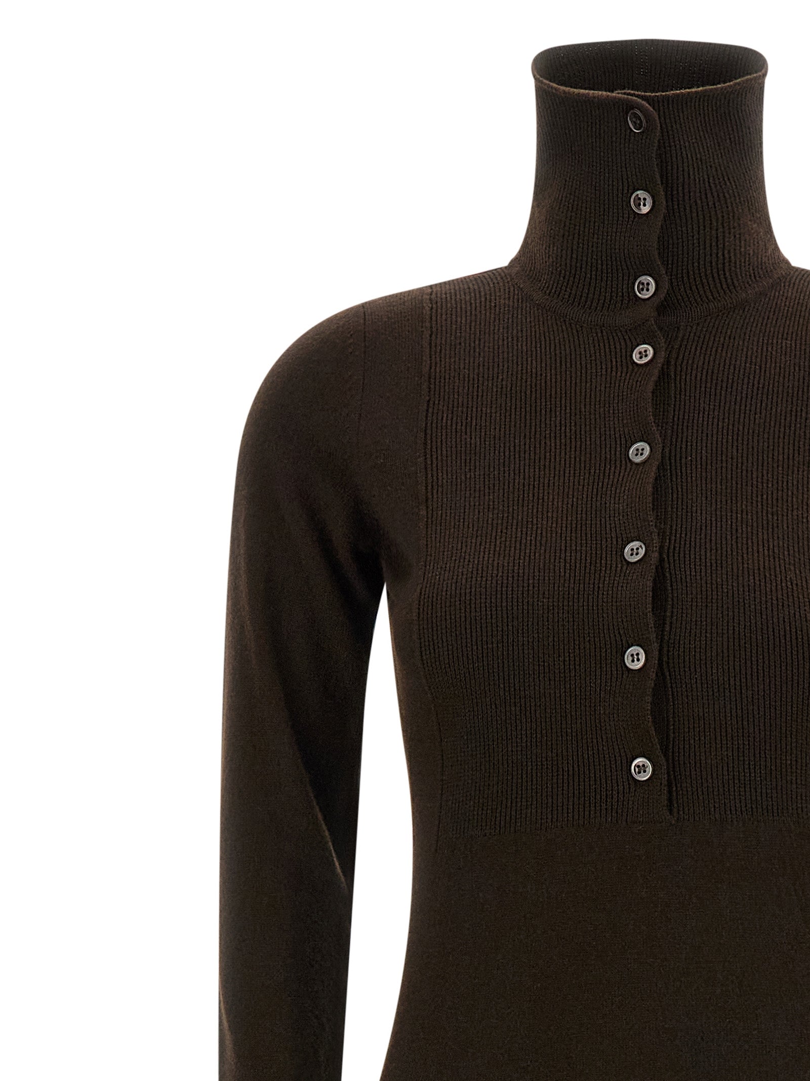 Tom Ford Brown Cashmere Long Dress Tom Ford