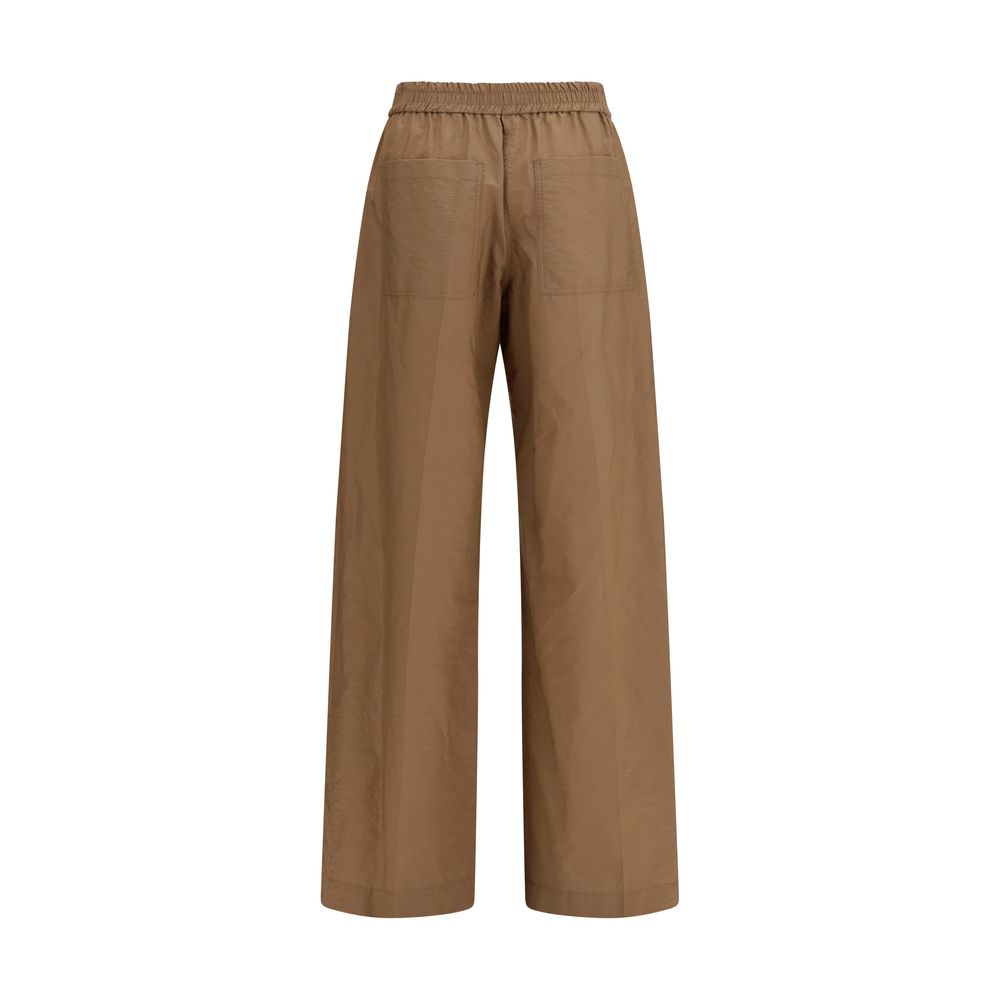 Brunello Cucinelli Brown Cotton Casual Pants Brunello Cucinelli