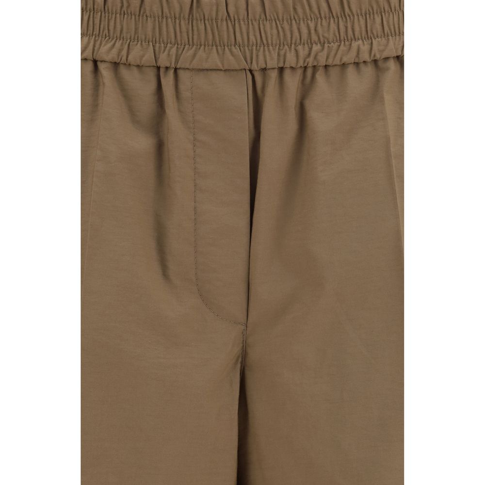 Brunello Cucinelli Brown Cotton Casual Pants Brunello Cucinelli