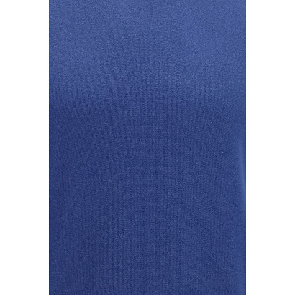 Brunello Cucinelli Blue Cotton Sweatshirt Brunello Cucinelli